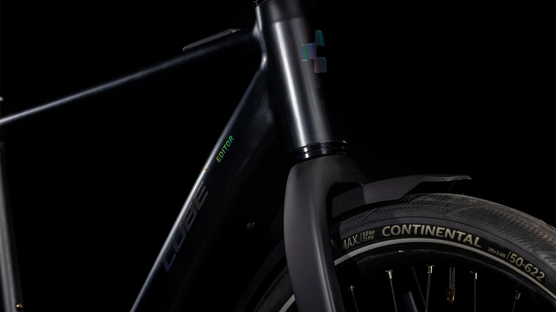 Cube Editor Hybrid Pro FE 400X Electric Hybrid Bike 2025 - Black - Image 7