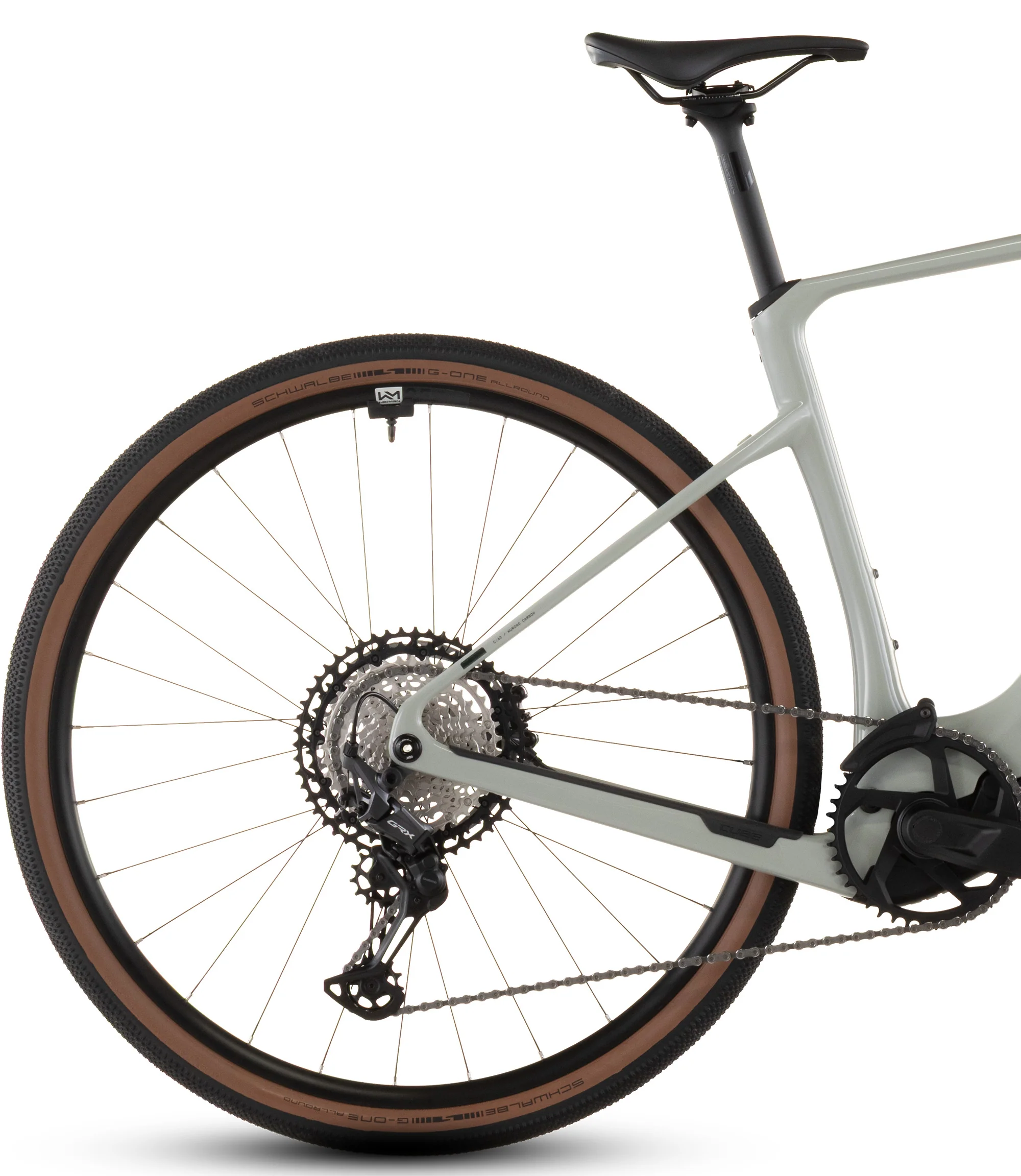 Cube Nuroad Hybrid C:62 Race 400X Electric Gravel Bike 2026 - Reedbeige - Image 2