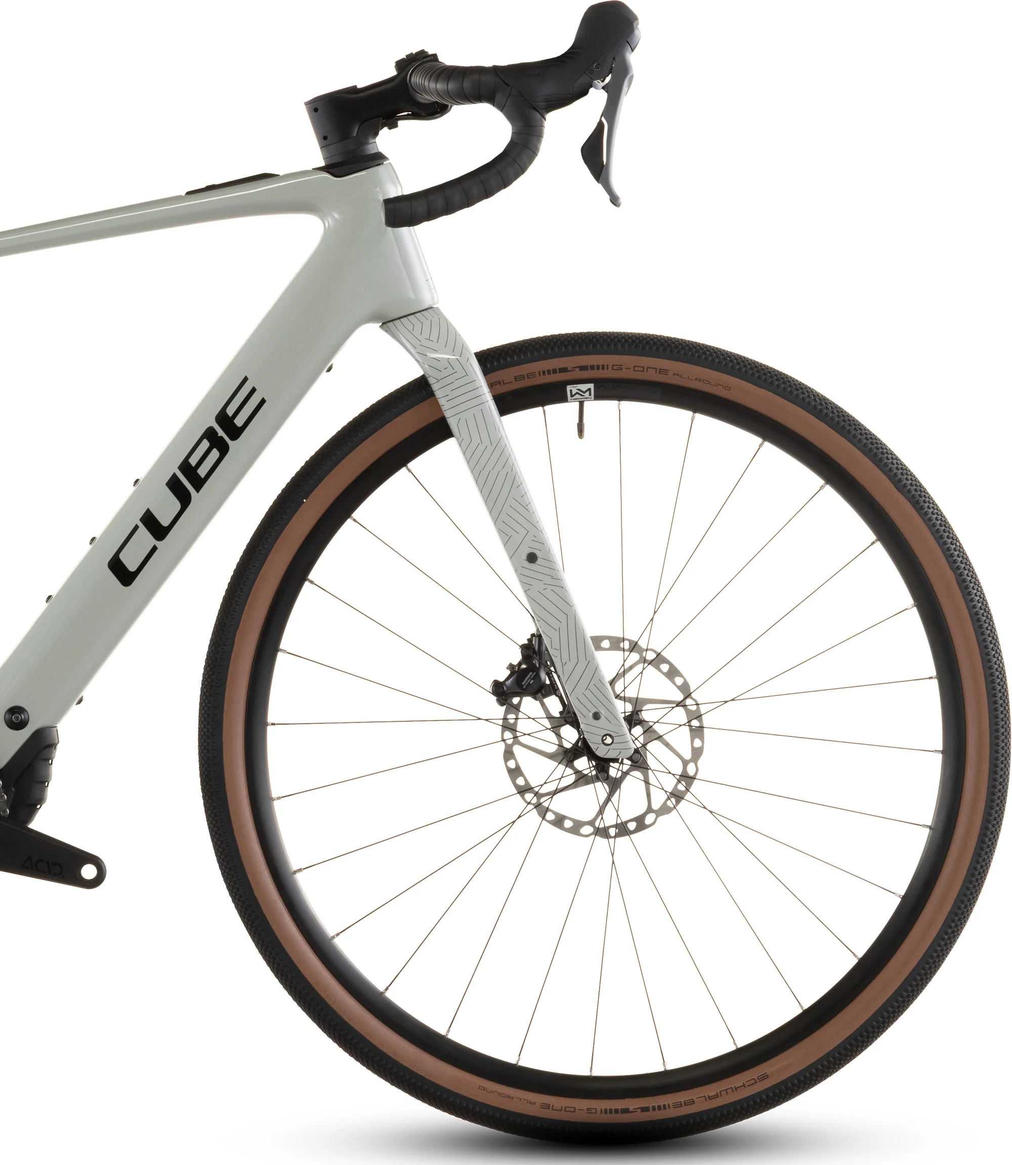 Cube Nuroad Hybrid C:62 Race 400X Electric Gravel Bike 2026 - Reedbeige - Image 3