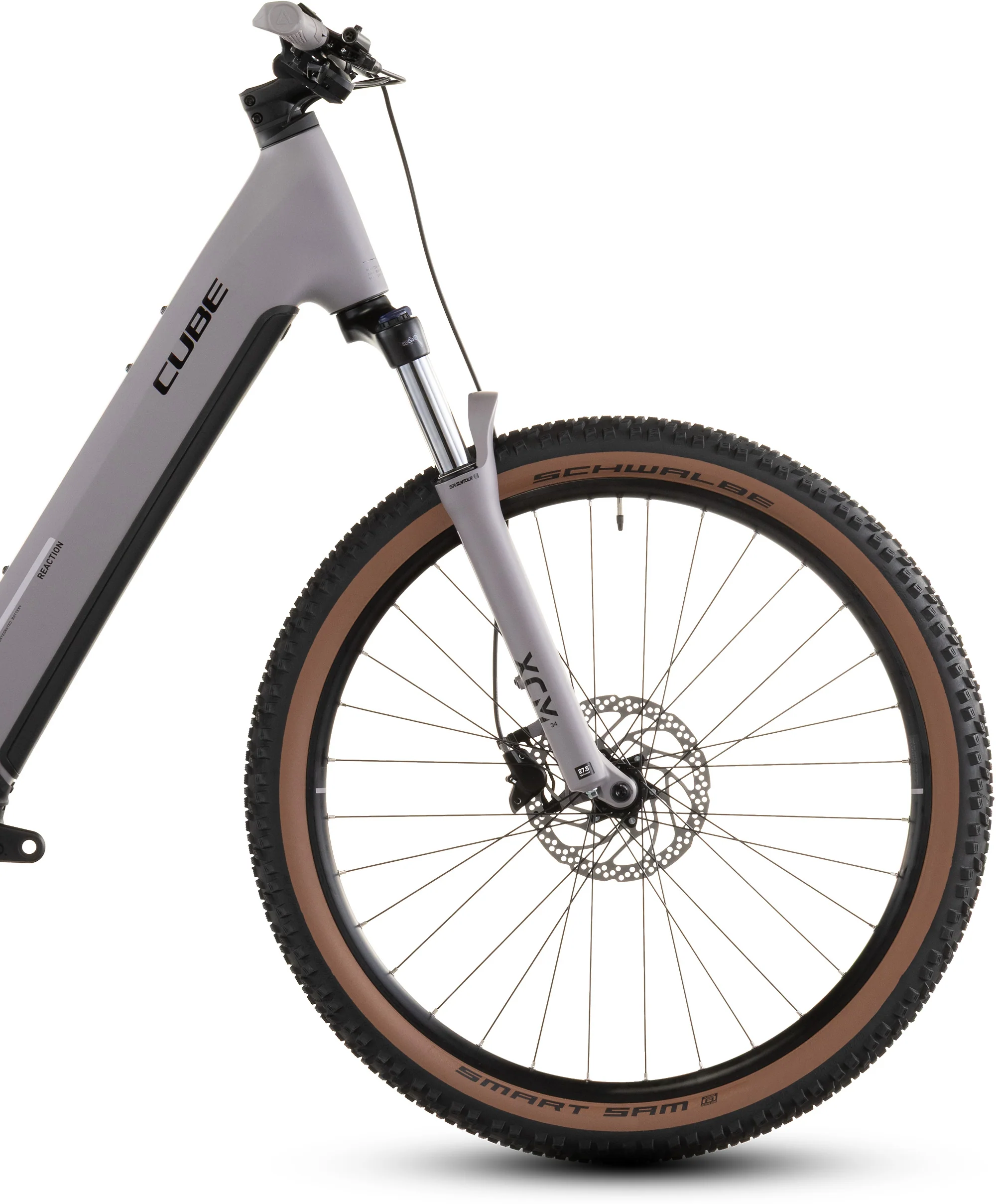 Cube Reaction Hybrid Performance 600 EE Electric Mountain Bike 2026 - Plumgrey - Image 3