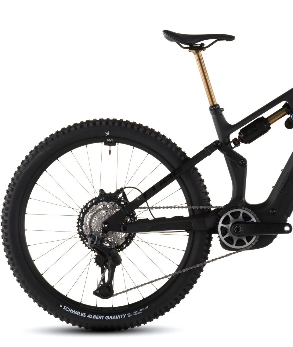 Cube Stereo Hybrid One77 HPC AT 800 Carbon Full Suspension Electric Mountain Bike 2026 - Black - Image 2