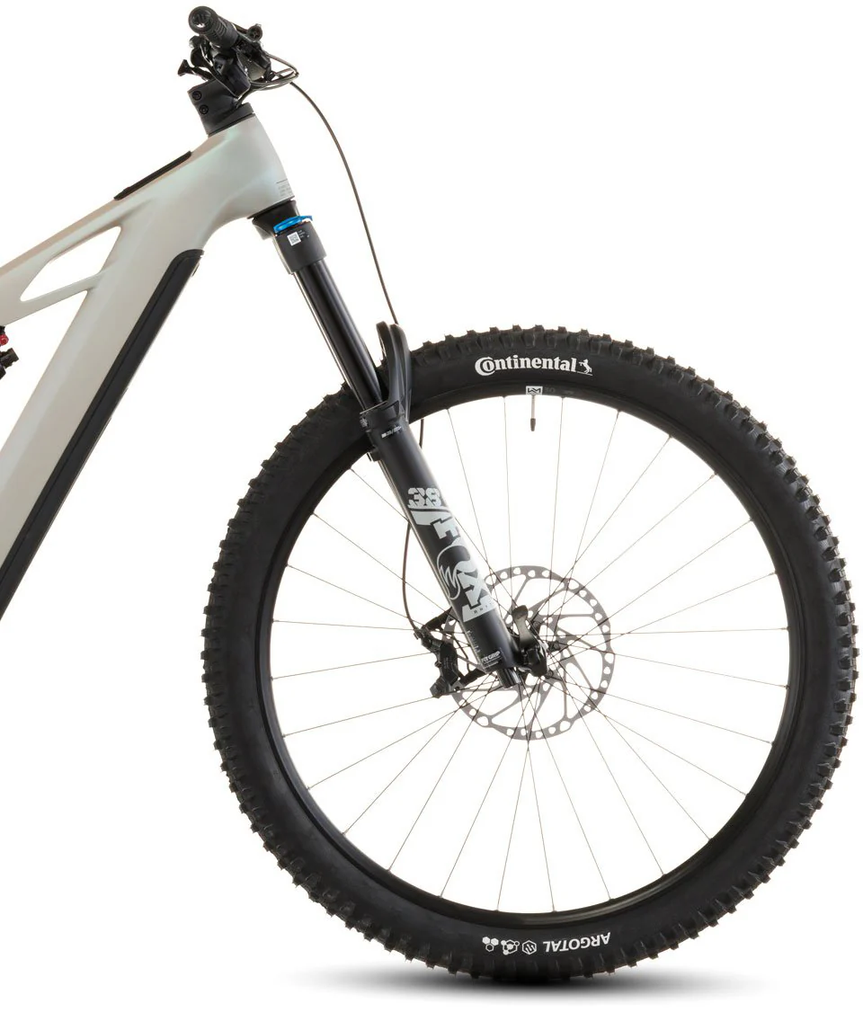 Cube Stereo Hybrid One77 HPC SLX 800 Full Suspension Electric Mountain Bike 2026 - Glintsand - Image 3
