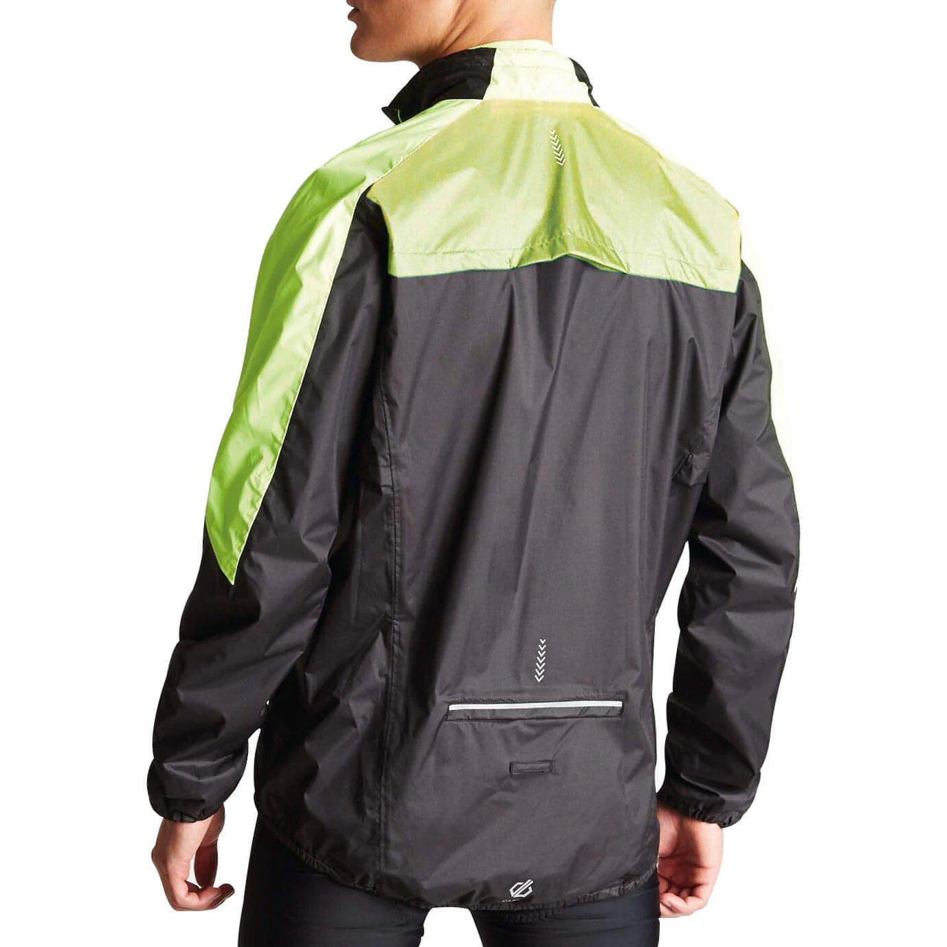 Dare2B Mediant Waterproof Mens Cycling Jacket - Yellow - Image 2