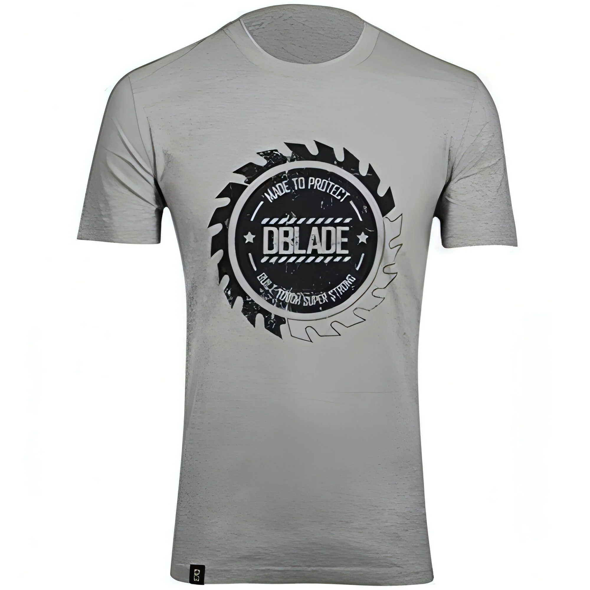 DBlade Corporate Buzz Short Sleeve Mens Work Wear Top - Grey