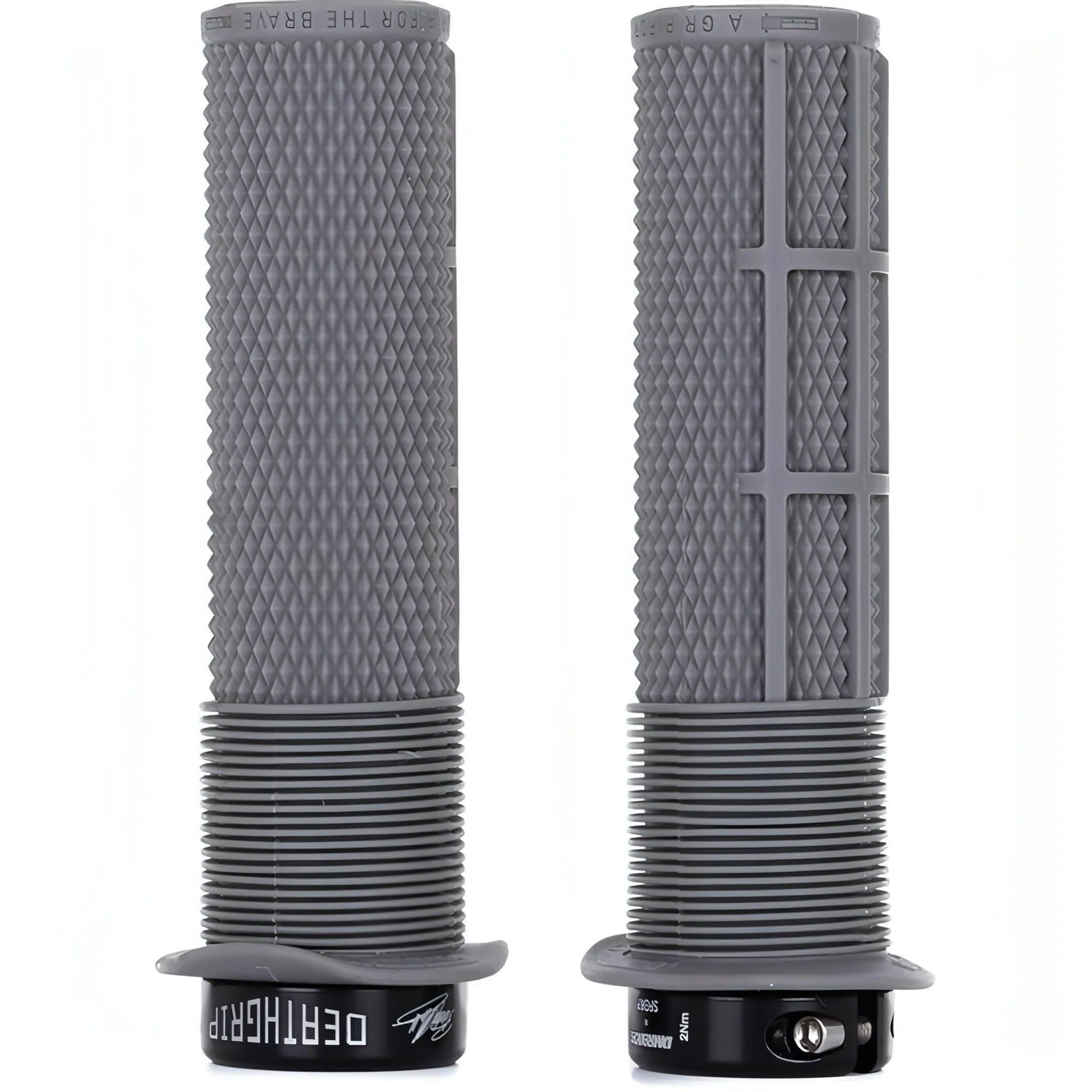 DMR Brendog DeathGrip Flanged Race Grips - Grey