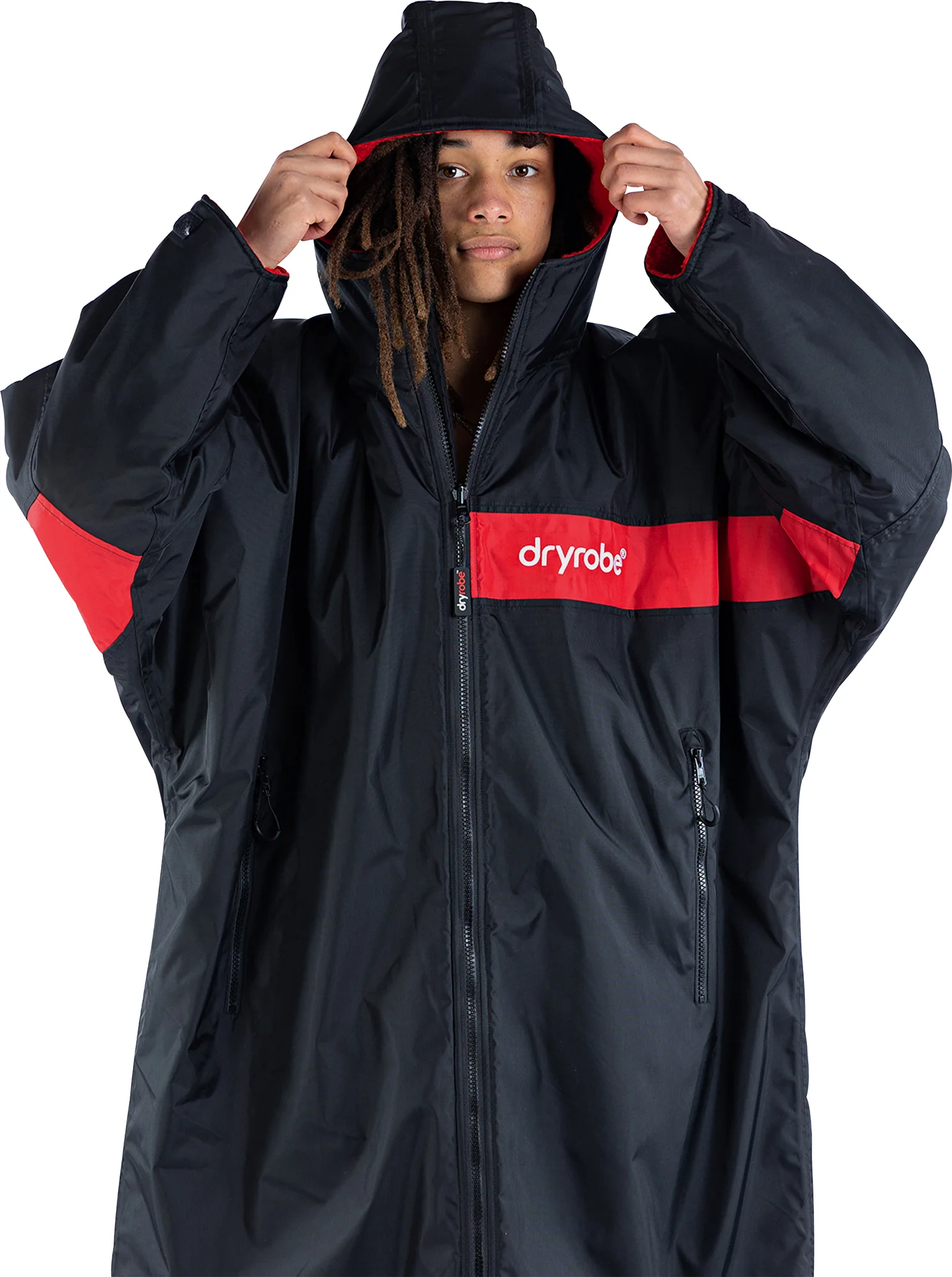 Dryrobe Advance Remix Long Sleeve Changing Robe - Black - Image 4
