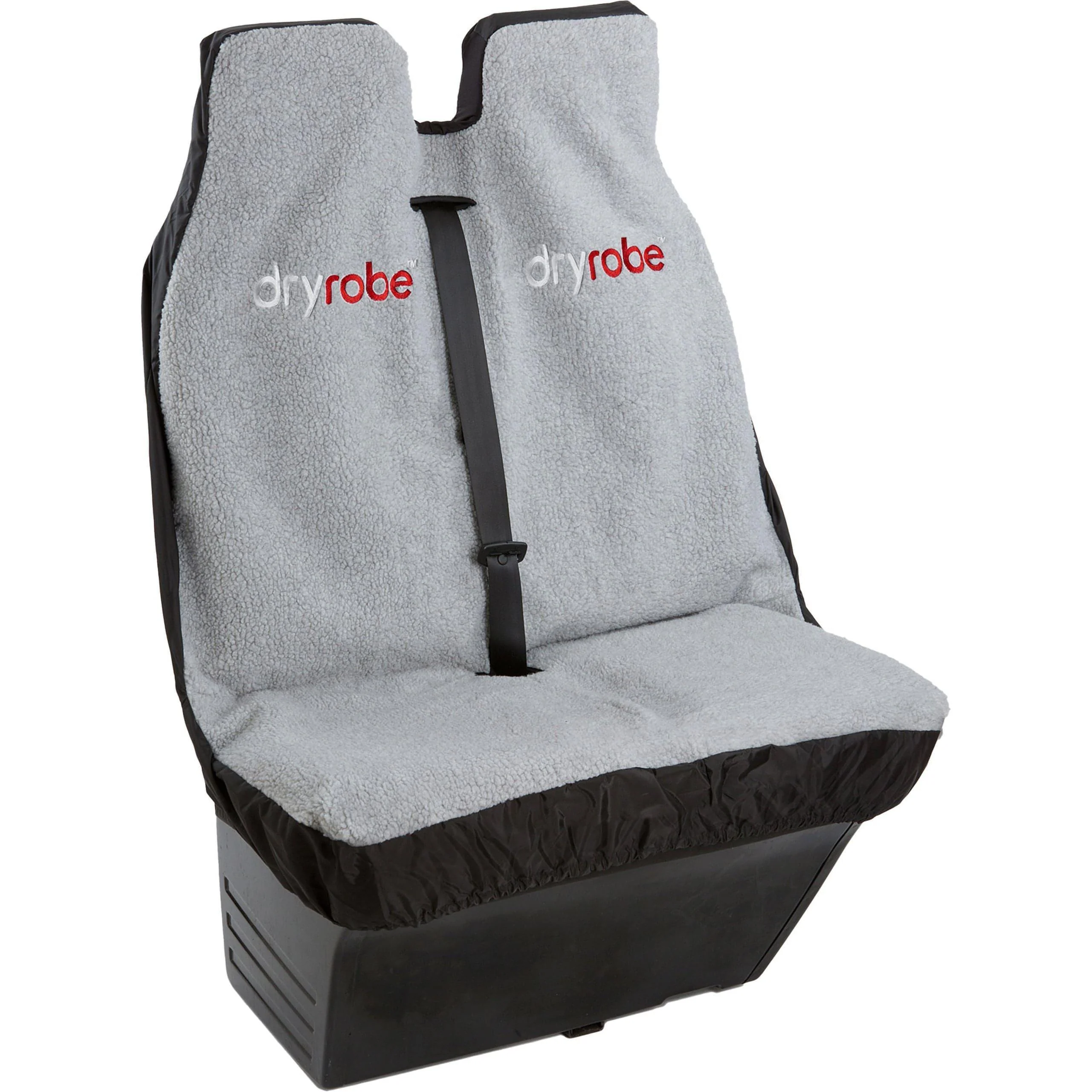 Dryrobe Waterproof Double Car Seat Protector Cover - Grey