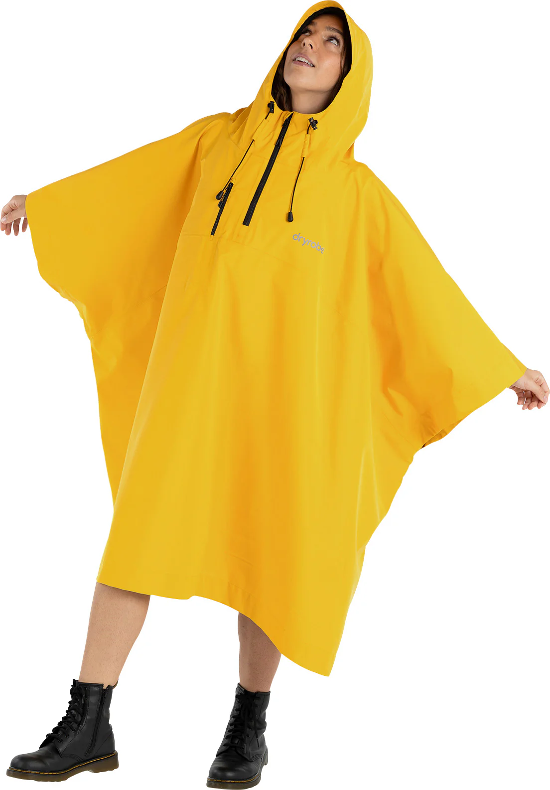 Dryrobe Waterproof Poncho - Yellow - Image 4