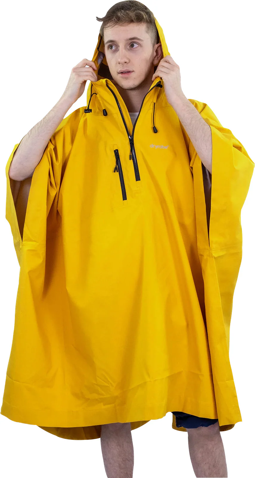 Dryrobe Waterproof Poncho - Yellow - Image 5