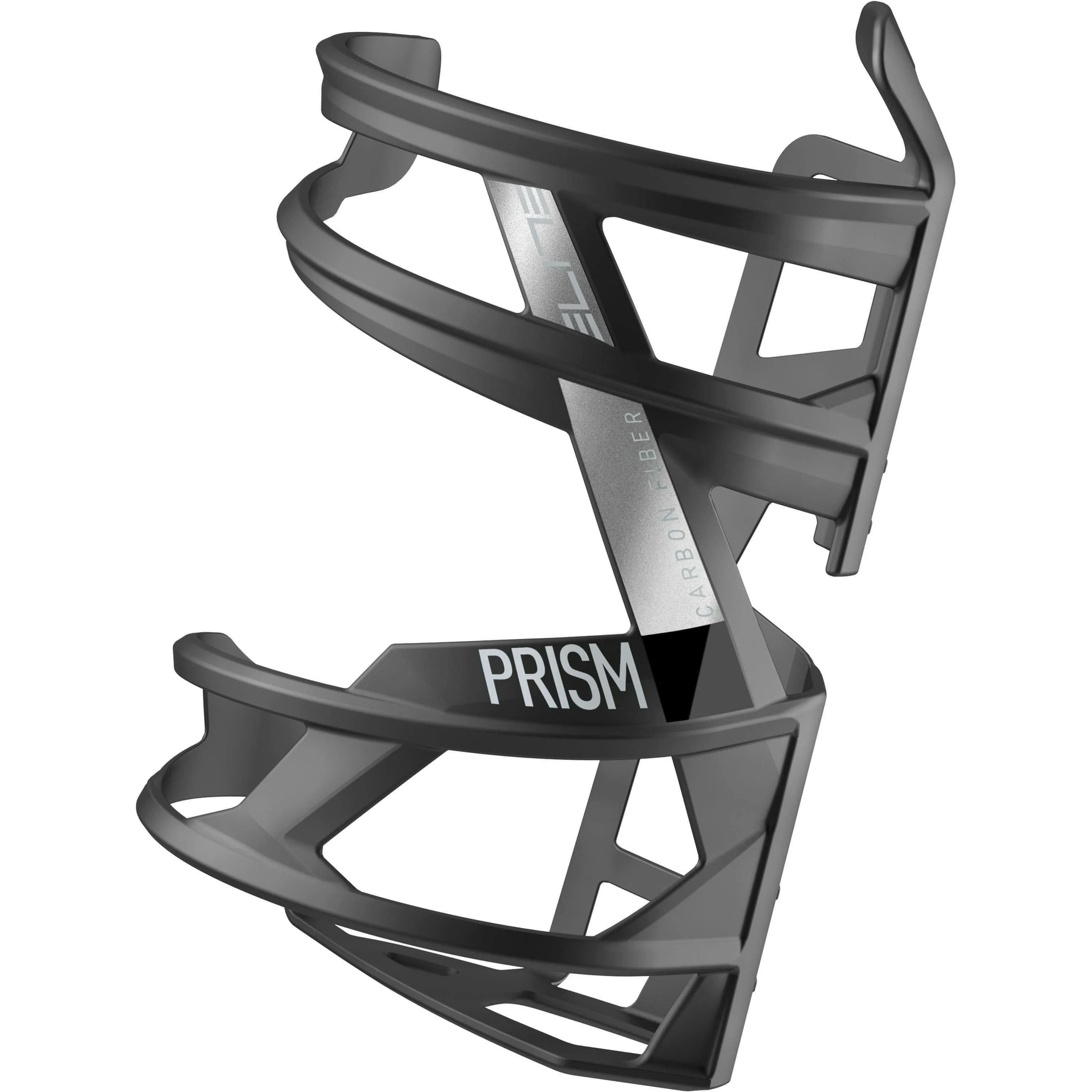 Elite Prism Carbon Left Hand Side Entry Bottle Cage - Grey