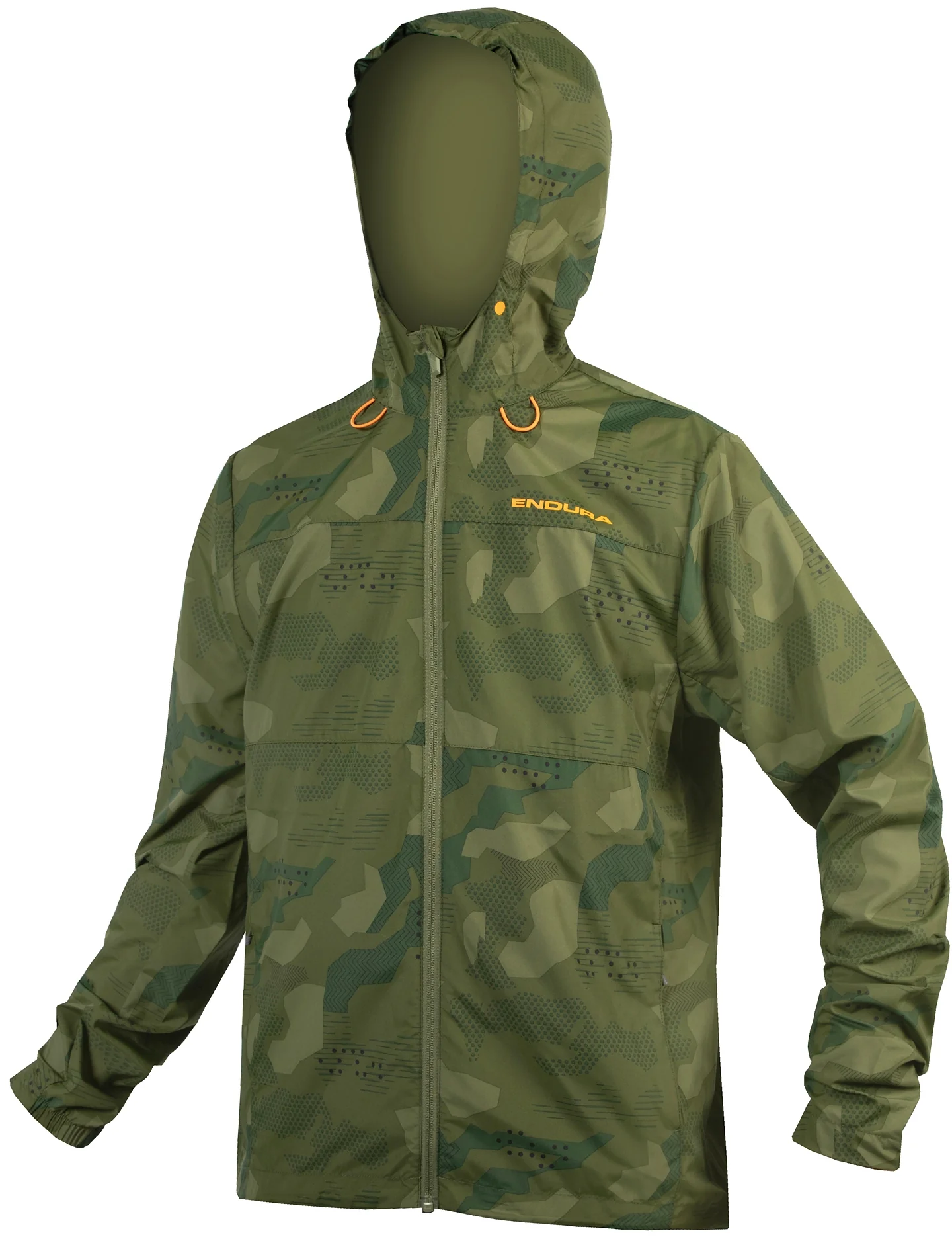 Endura Hummvee Windproof Shell Mens Cycling Jacket - Green - Image 3