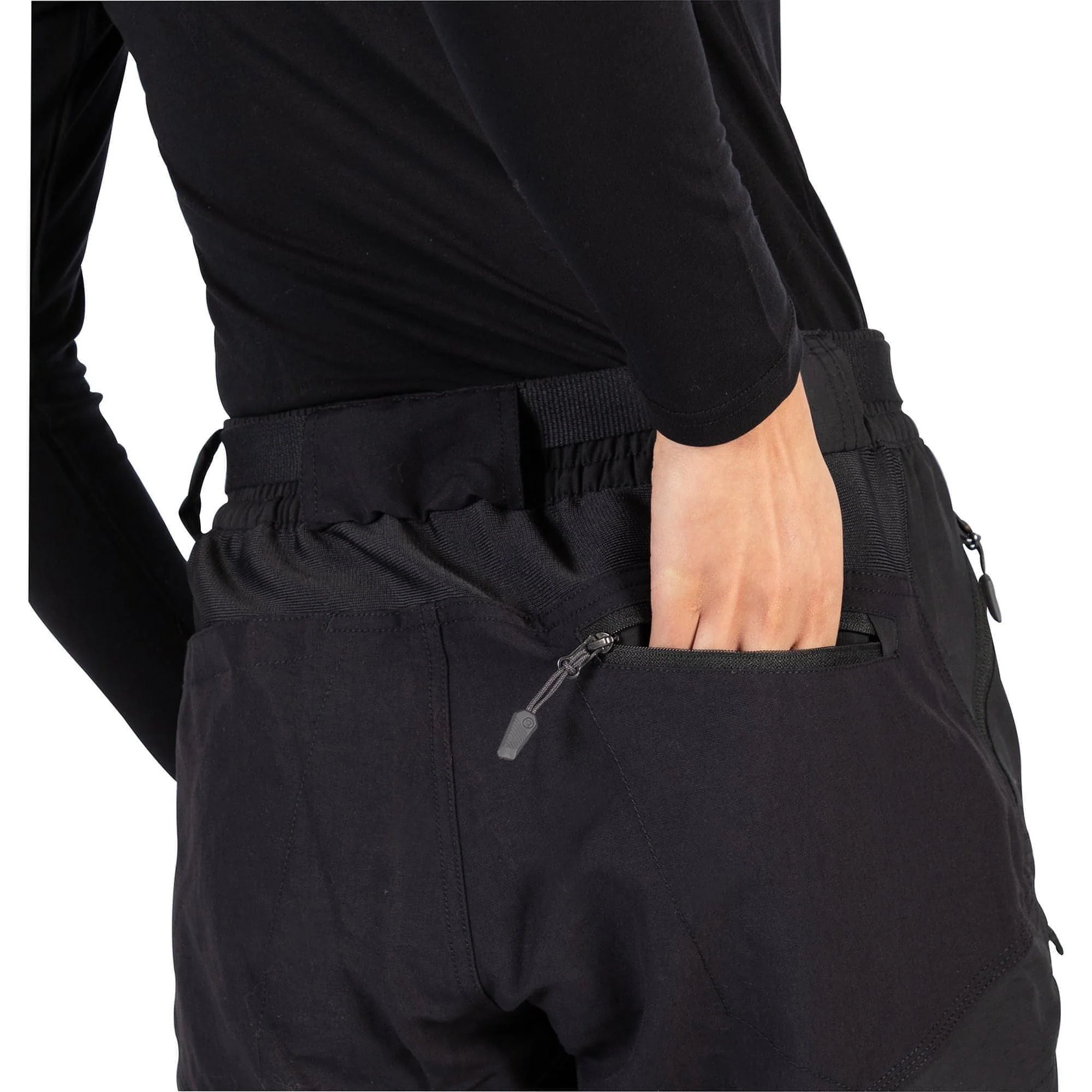 Endura Hummvee Womens Baggy Cycling Shorts With Liner - Black - Image 4