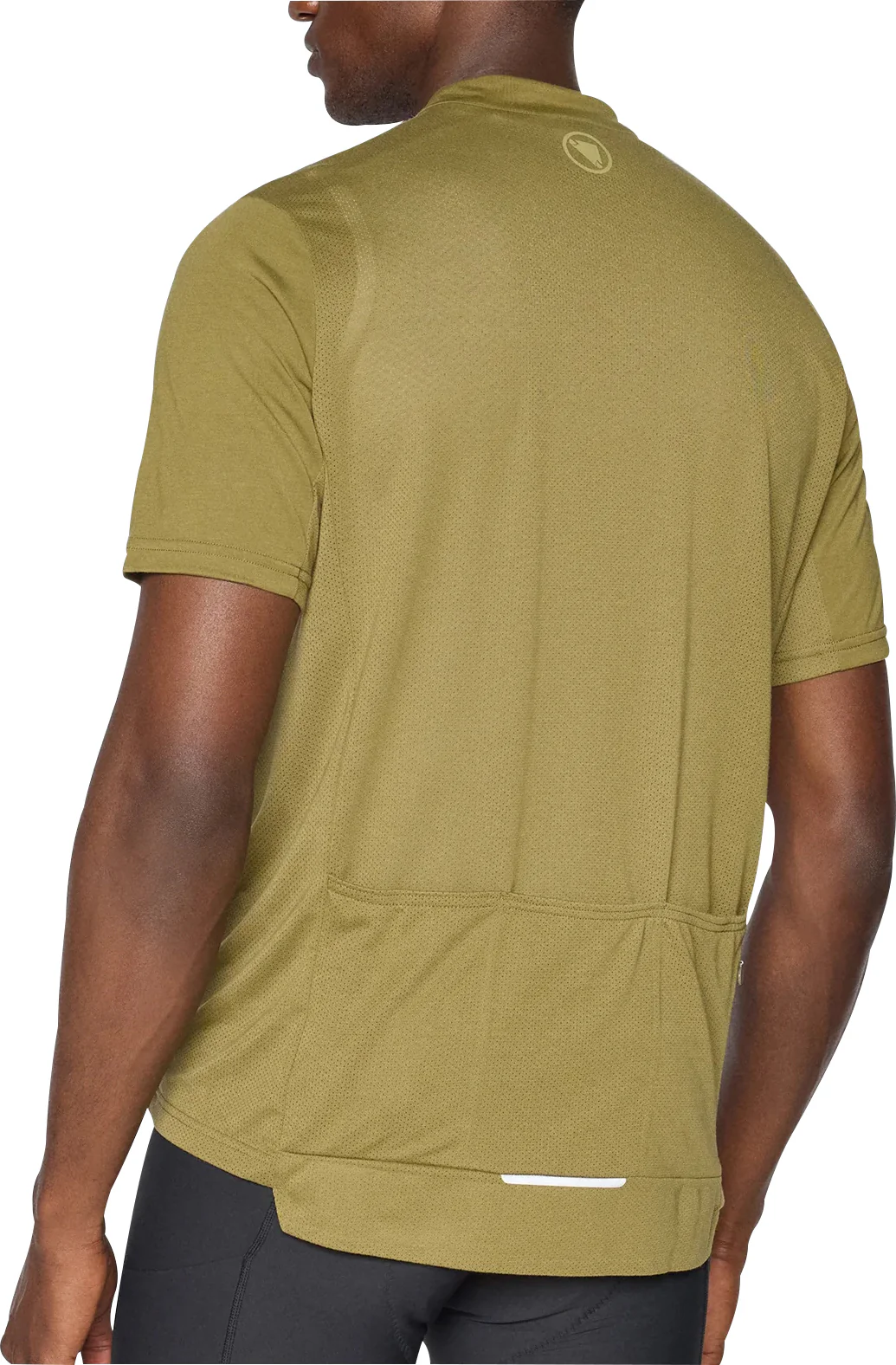 Endura Loop Short Sleeve Mens Cycling Jersey - Green - Image 2
