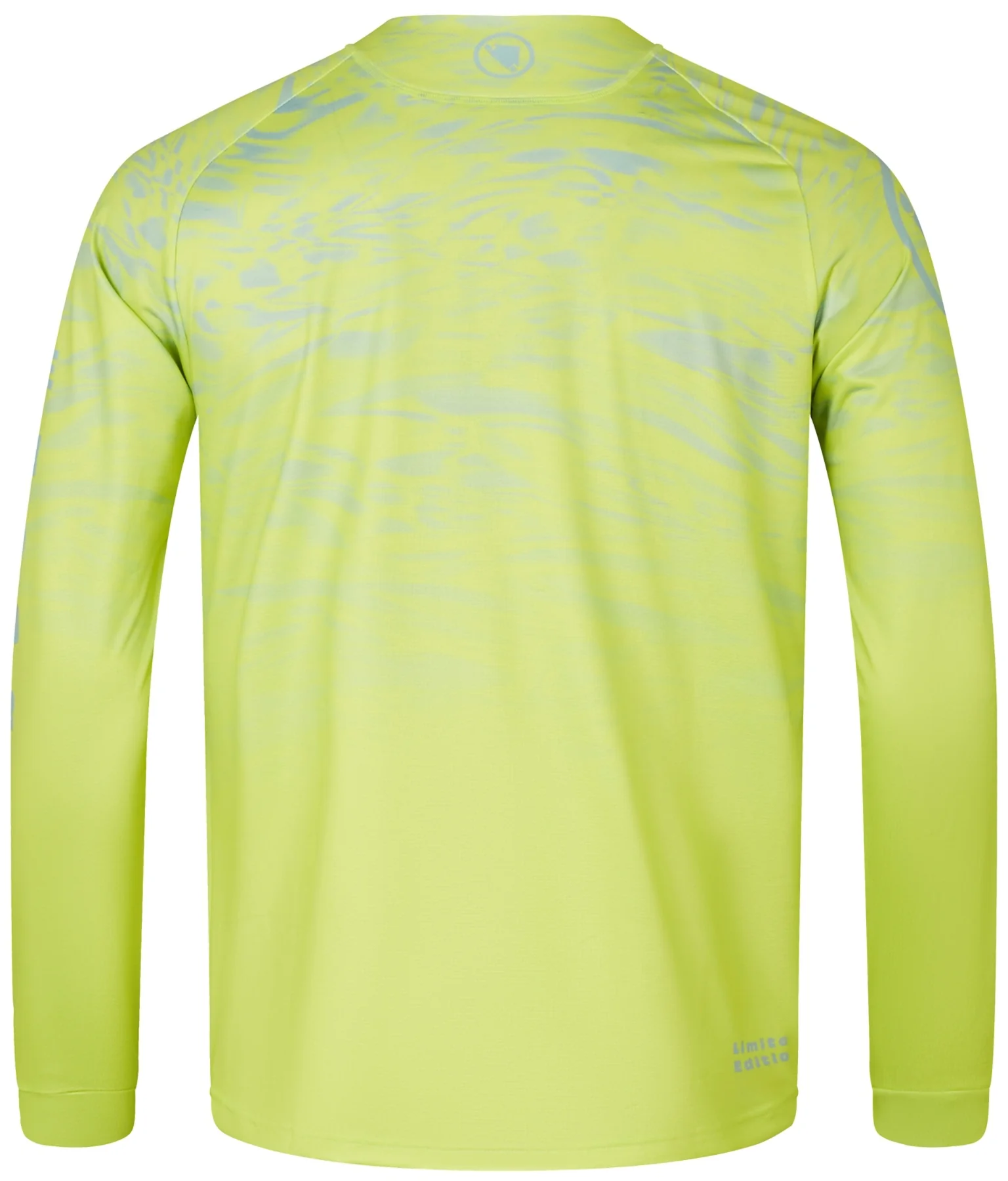 Endura Marble LTD Printed Long Sleeve Mens Cycling Jersey - Green - Image 5