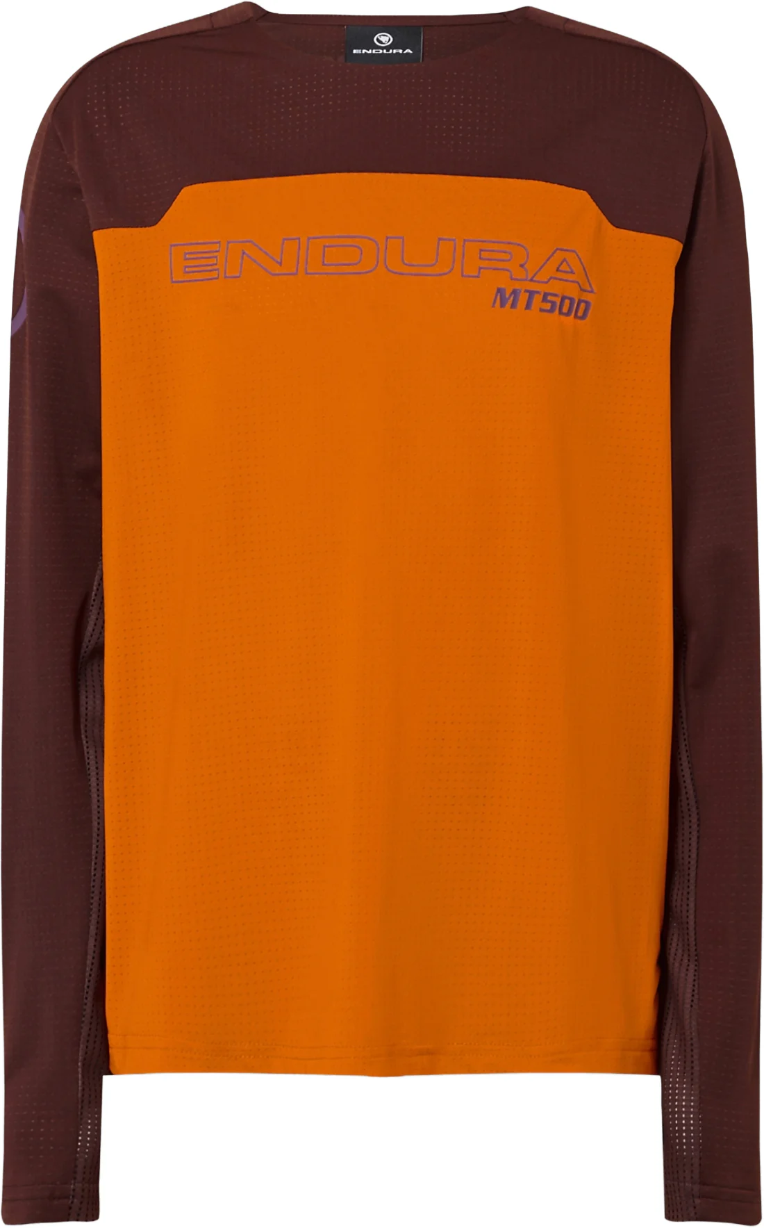 Endura MT500 Burner Long Sleeve Junior Cycling Top - Orange