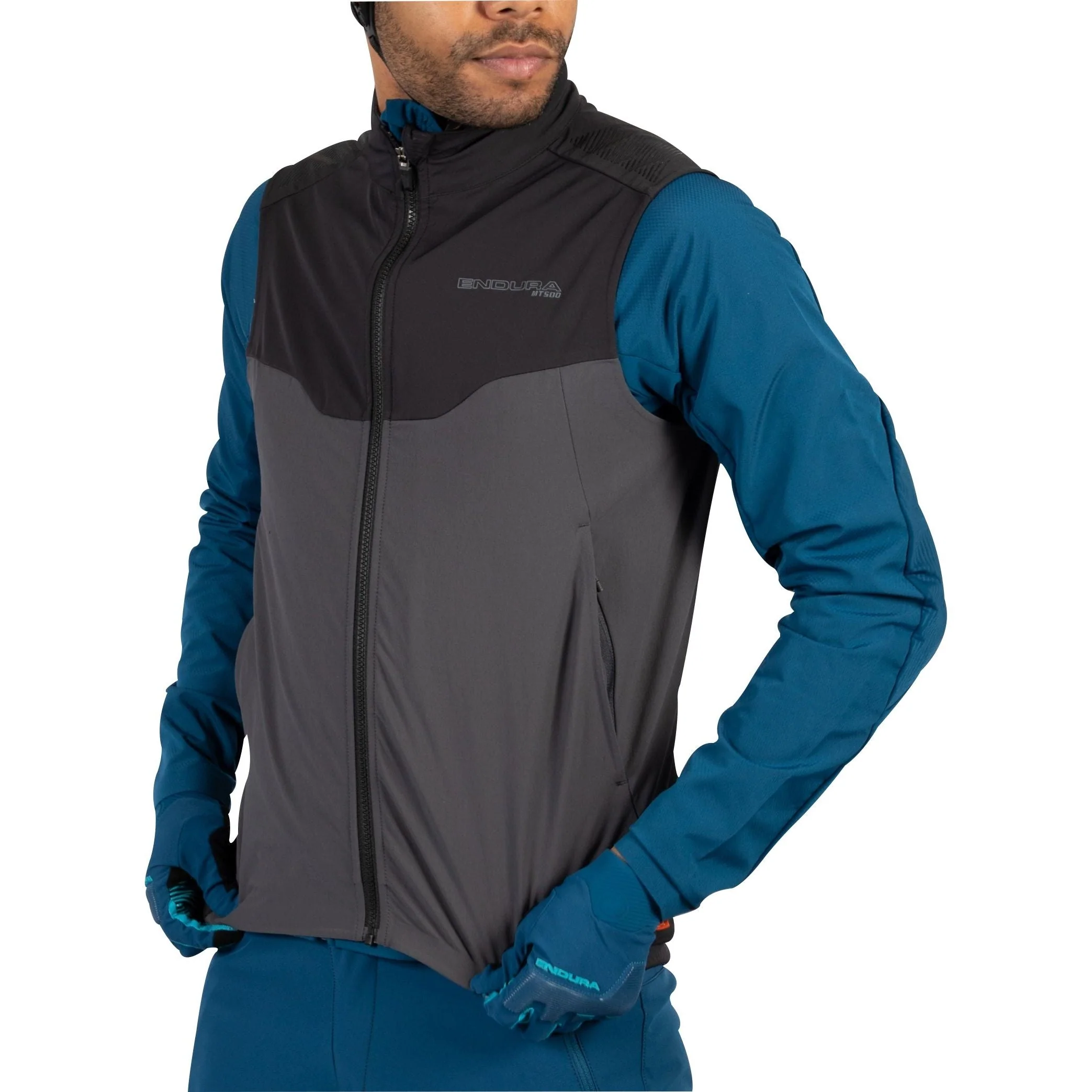 Endura MT500 Spray Mens Cycling Gilet - Black - Image 3