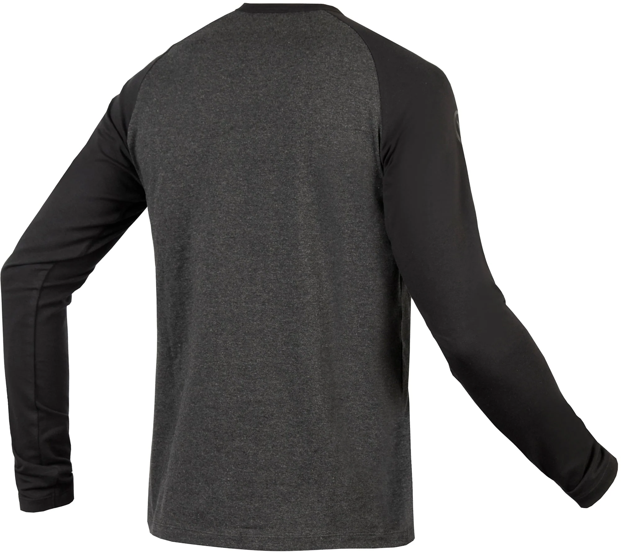Endura One Clan Raglan Long Sleeve Mens Cycling Jersey - Grey - Image 2