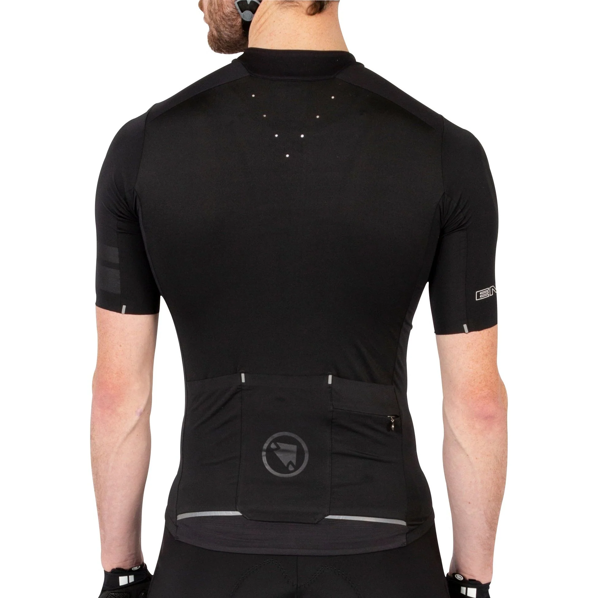 Endura Pro SL Short Sleeve Mens Cycling Jersey - Black - Image 2
