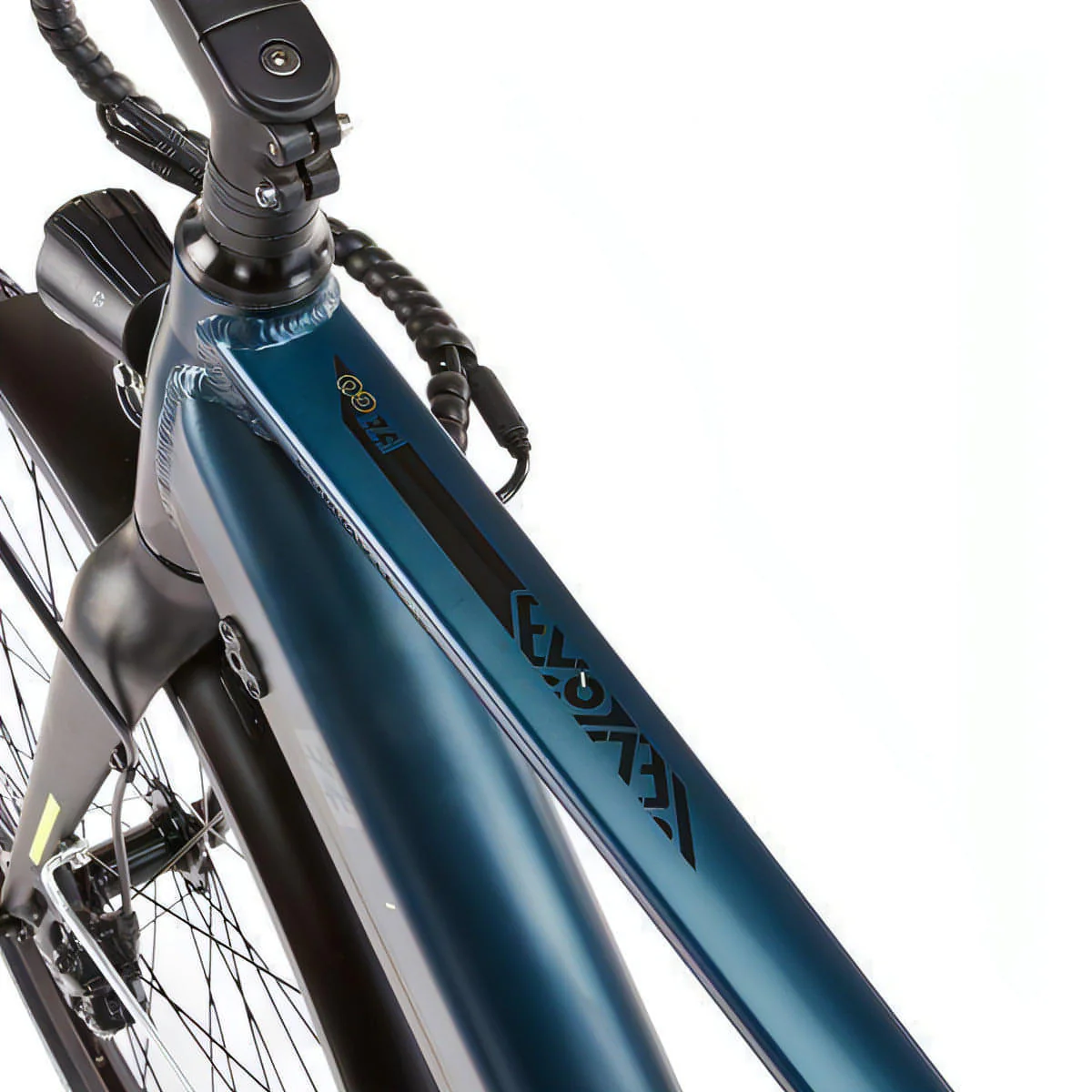 Ezego Commute INT 500Wh Electric Hybrid Bike - Green - Image 15