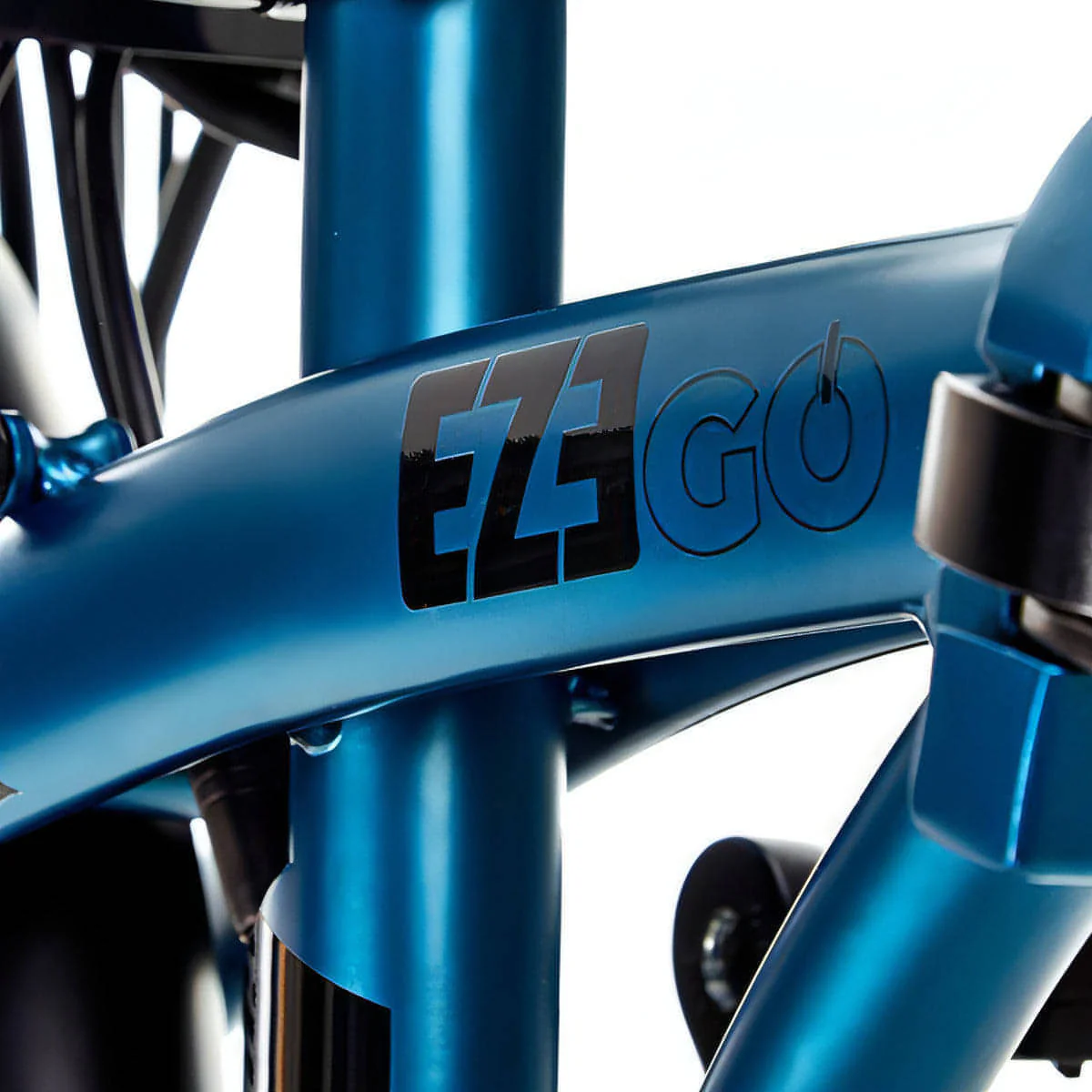 Ezego Fold Electric Folding Bike Ex-Demo - Teal - Image 13