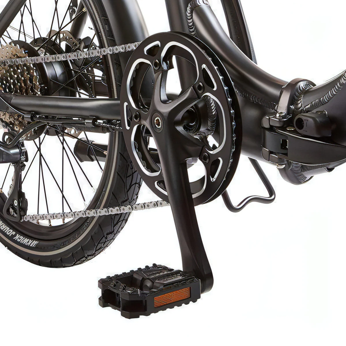 Ezego Fold LS Electric Folding Bike - Grey - Image 8