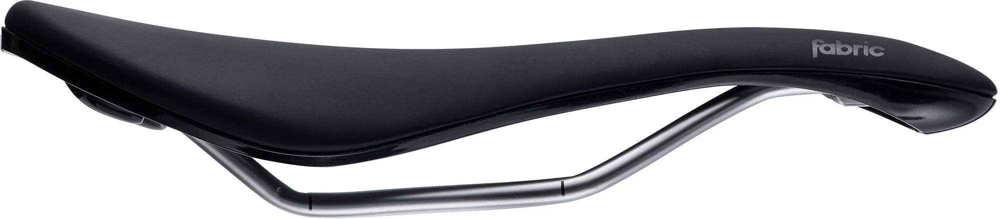 Fabric Line Elite Shallow CrMo Cycling Saddle - Black - Image 2
