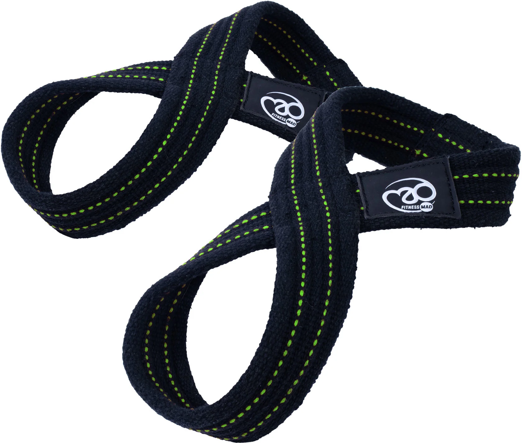 Fitness Mad Figure 8 Lifting Straps - Black