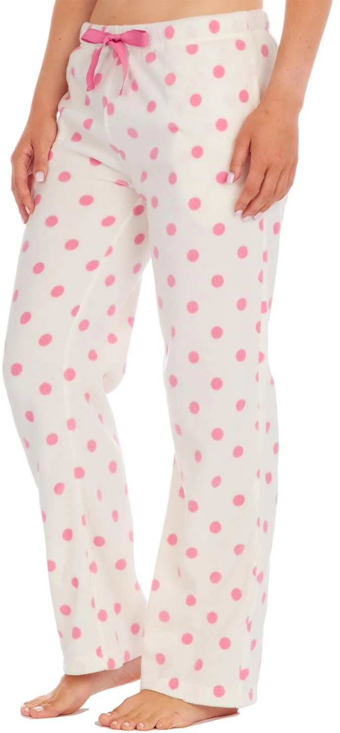 Forever Dreaming Bury Womens Fleece Lounge Pants - White - Image 2