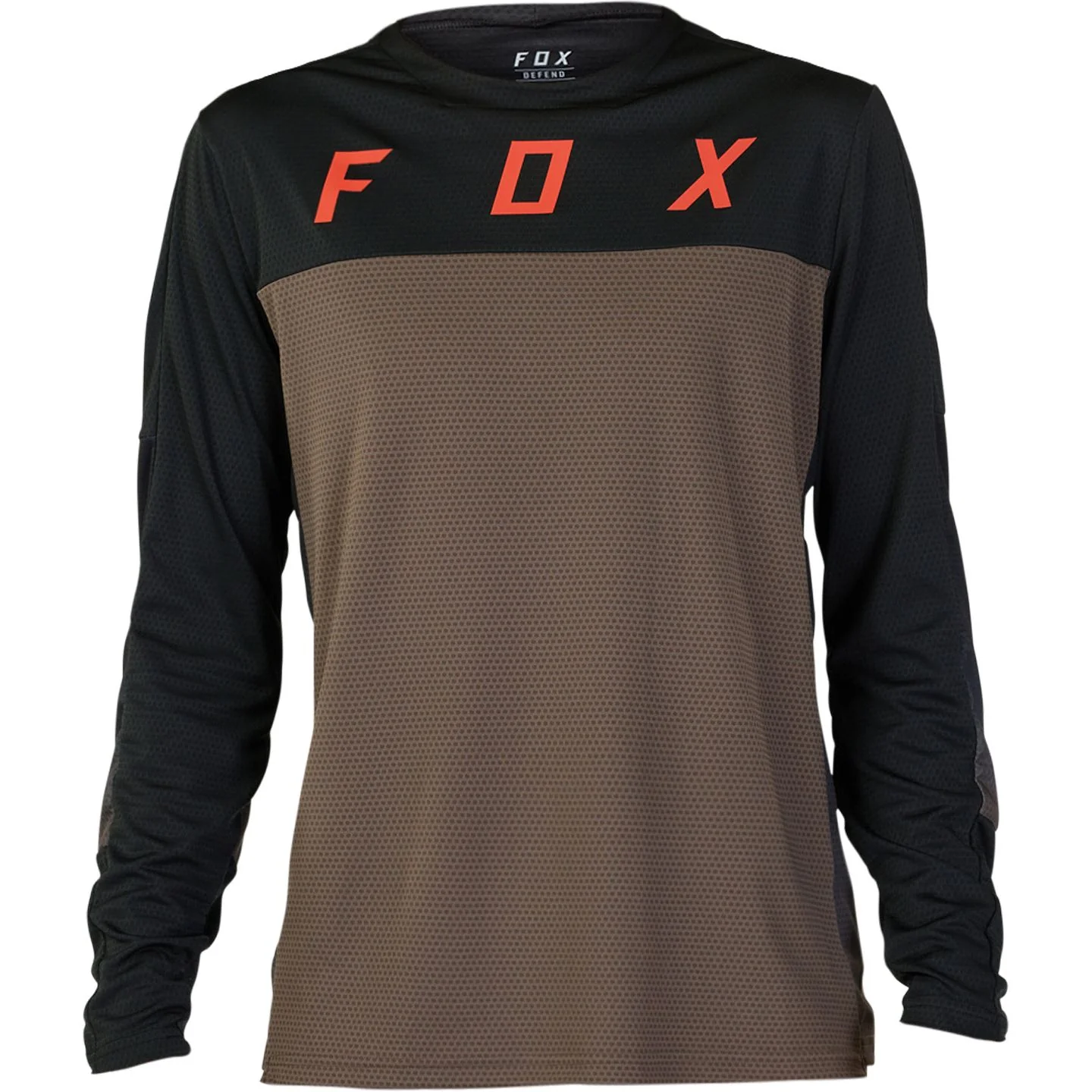 Fox Defend Cekt Long Sleeve Mens Cycling Jersey - Brown - Image 6