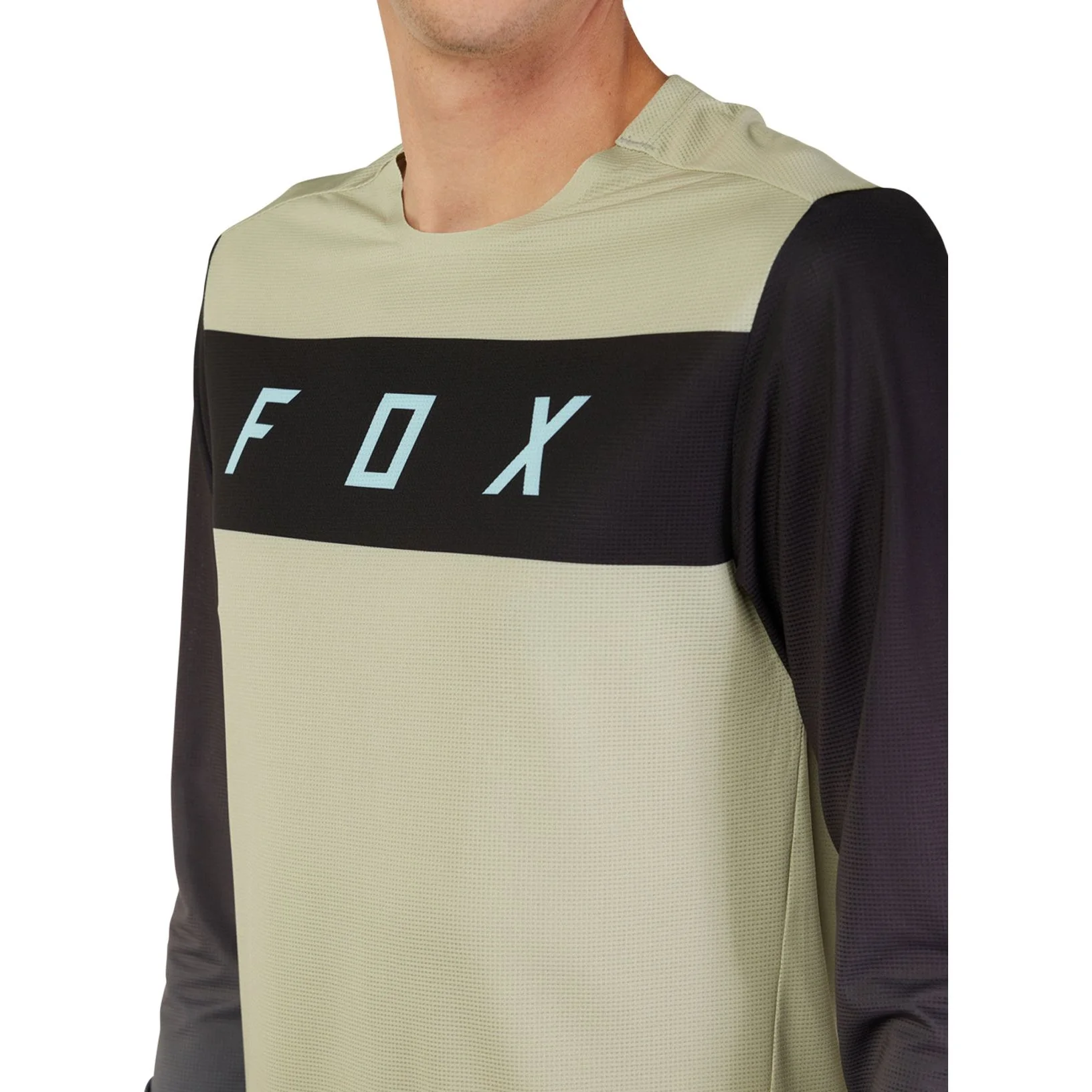 Fox Flexair Arcadia Long Sleeve Mens Cycling Jersey - Brown - Image 2