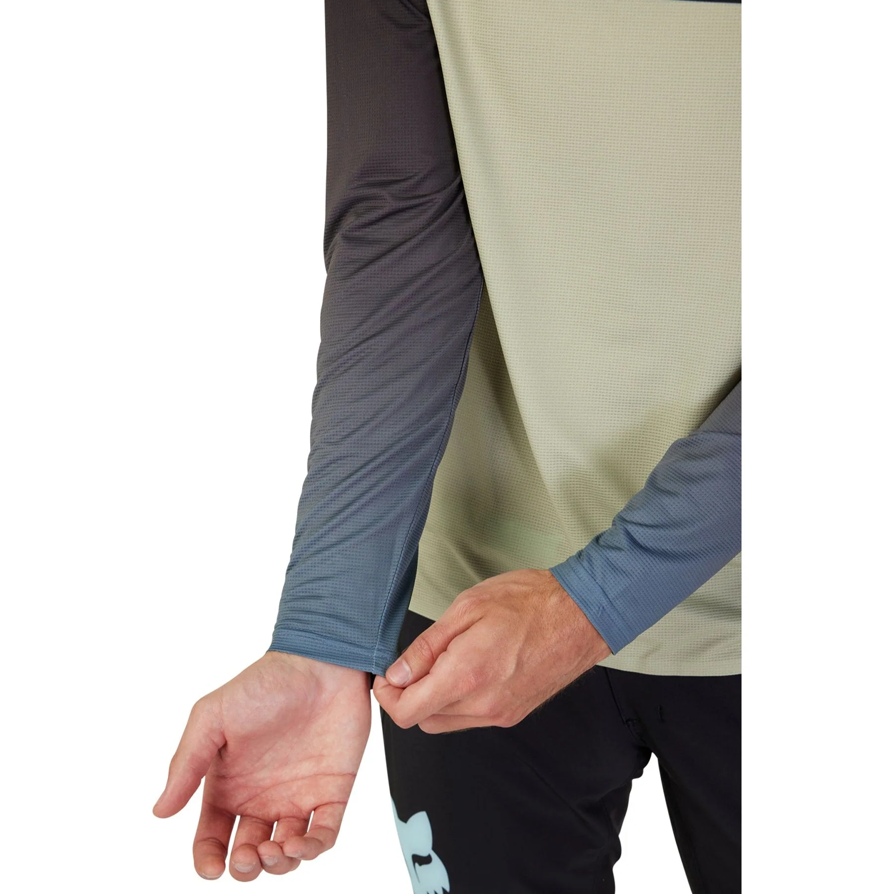 Fox Flexair Arcadia Long Sleeve Mens Cycling Jersey - Brown - Image 4
