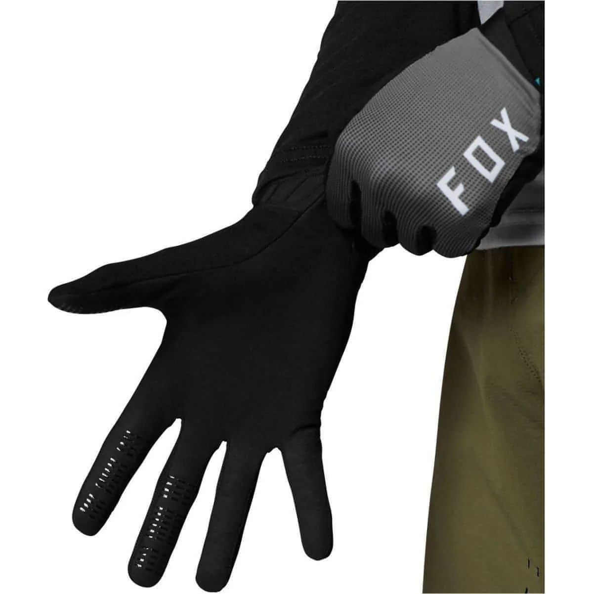 Fox Flexair Ascent Full Finger Cycling Gloves - Black - Image 2