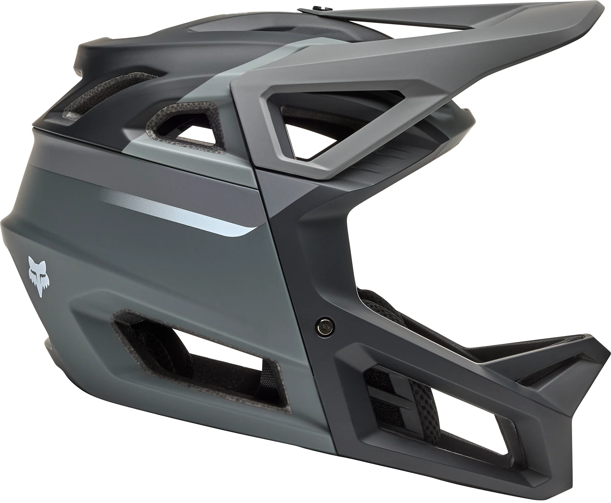 Fox Proframe Rizer MTB Full Face Cycling Helmet - Grey - Image 2