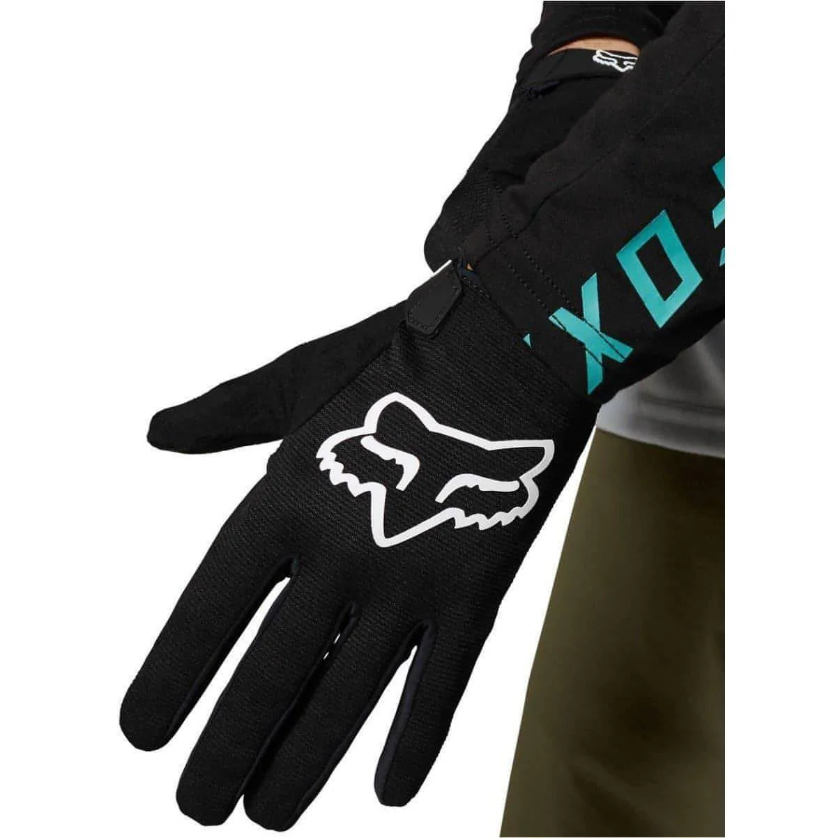 Fox Ranger Full Finger Junior Cycling Gloves - Black
