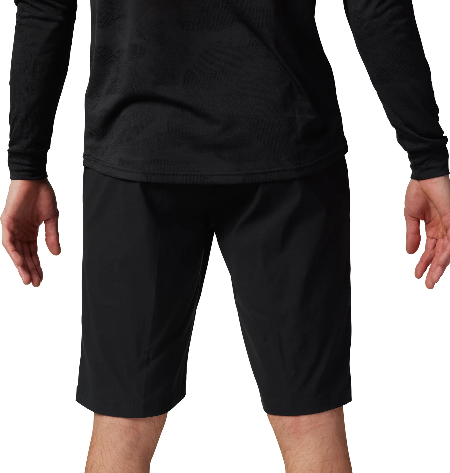 Fox Ranger Mens Cycling Shorts - Black - Image 2