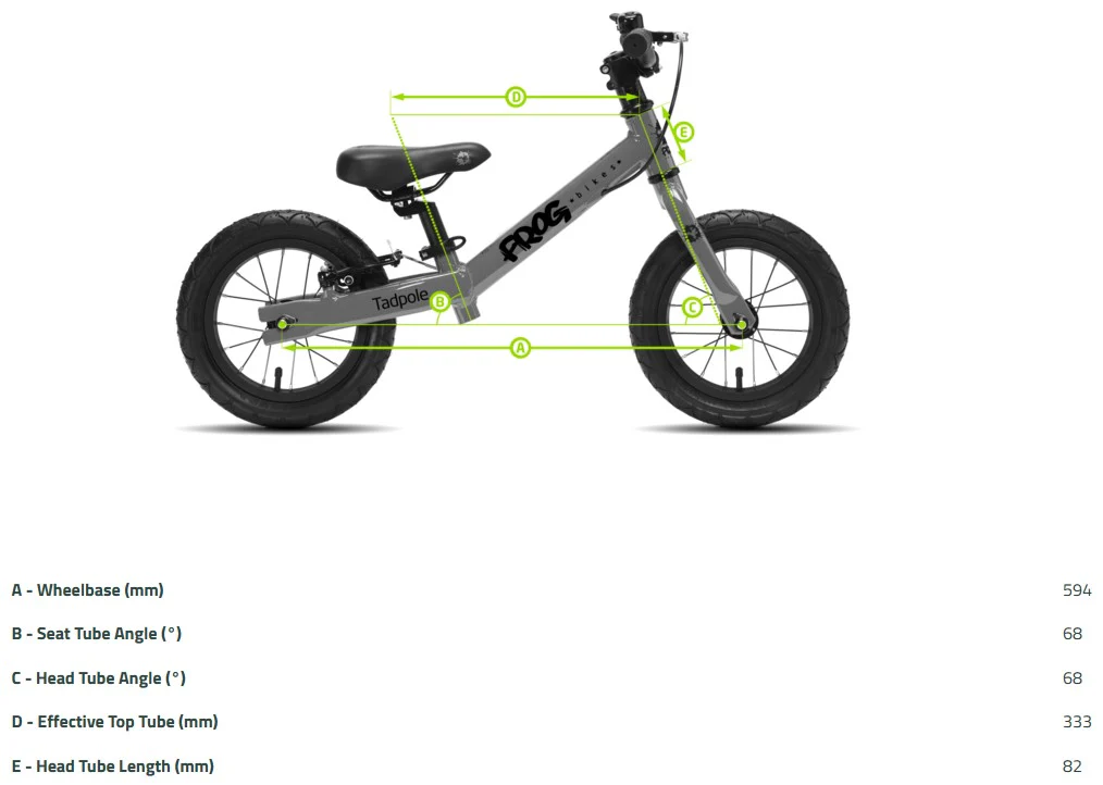 Frog Tadpole Plus 14 Inch Kids Balance Bike 2026 - Red - Image 2