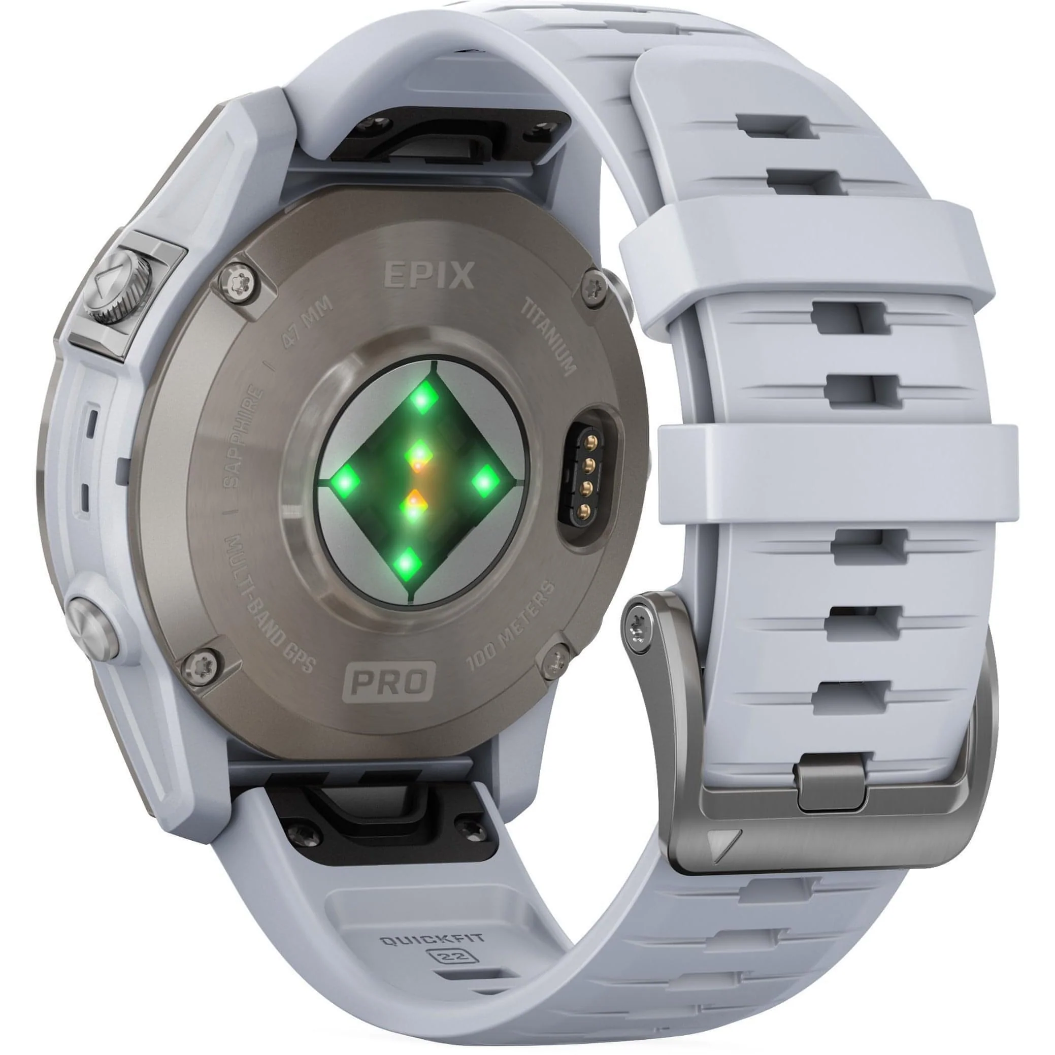 Garmin EPIX Pro (Gen 2) Sapphire 47mm HRM With GPS Multisport Watch - White - Image 3