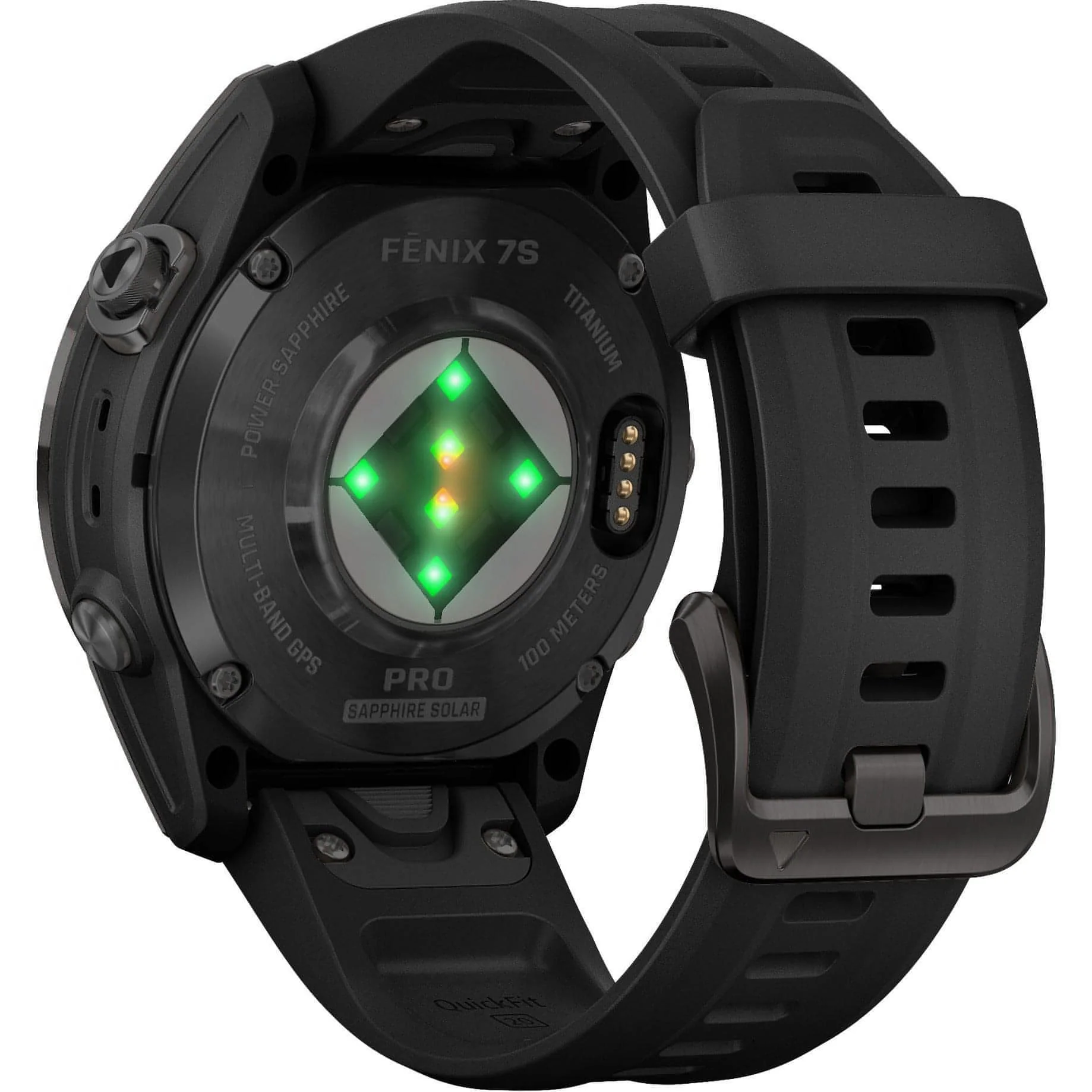 Garmin Fenix 7S Pro Sapphire Solar HRM With GPS Multisport Watch - Grey - Image 2