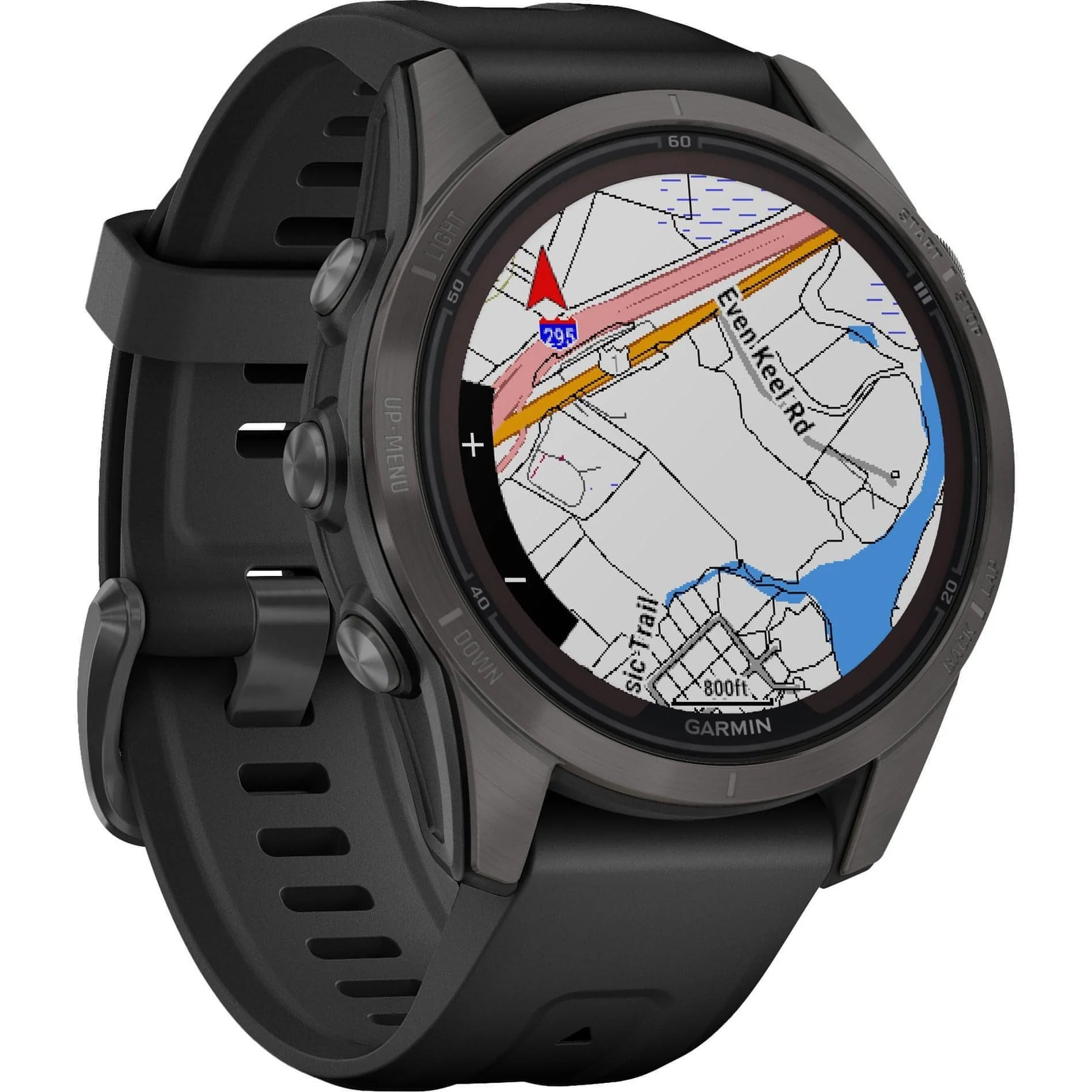 Garmin Fenix 7S Pro Sapphire Solar HRM With GPS Multisport Watch - Grey - Image 4