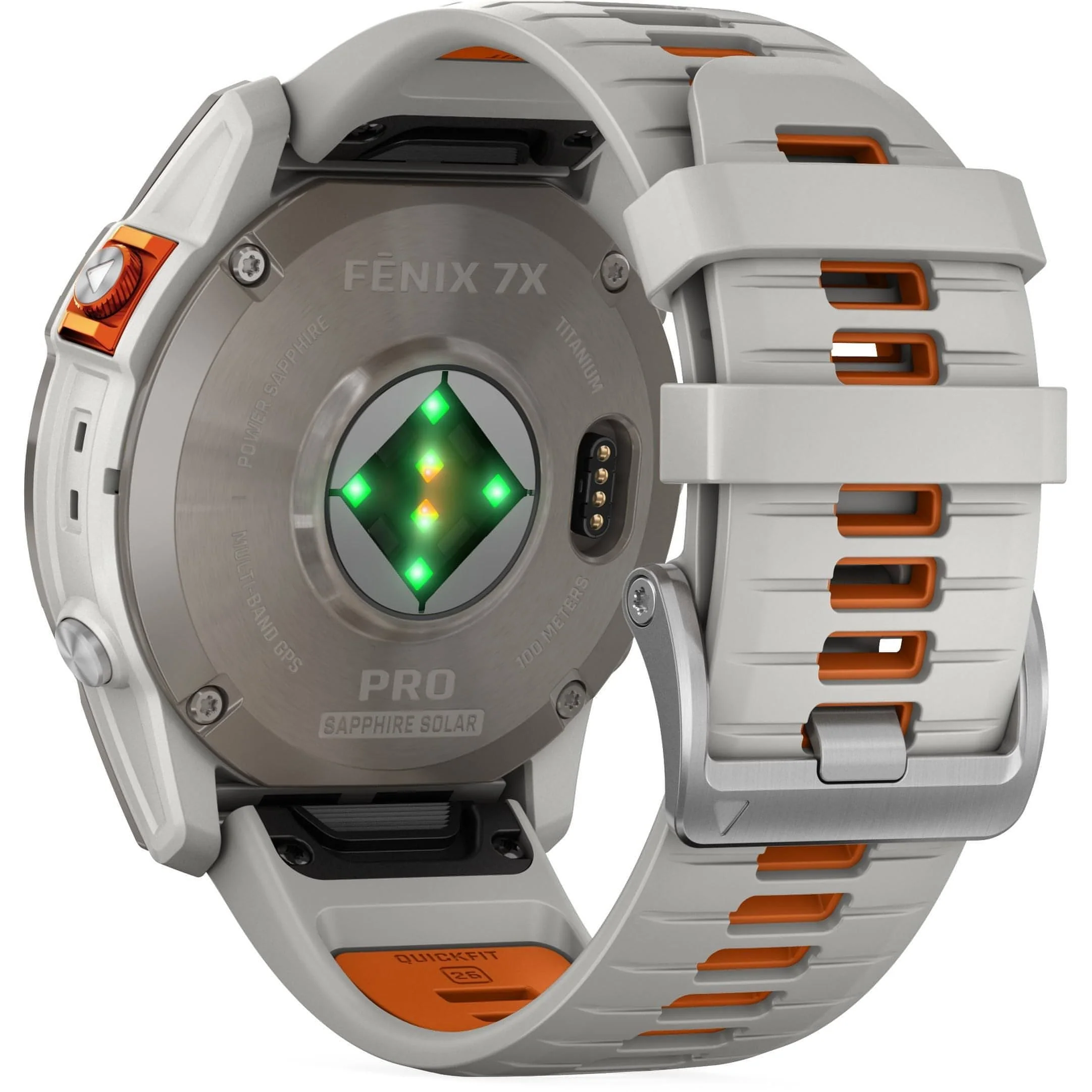Garmin Fenix 7X Pro Sapphire Solar HRM With GPS Multisport Watch - Grey - Image 2