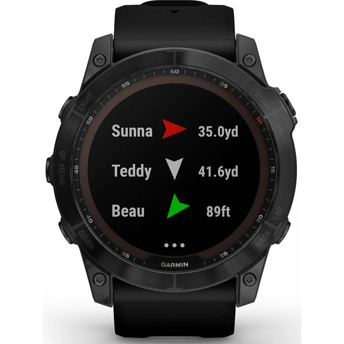 Garmin Fenix 7X Sapphire Solar HRM With GPS Multisport Watch - Black - Image 5