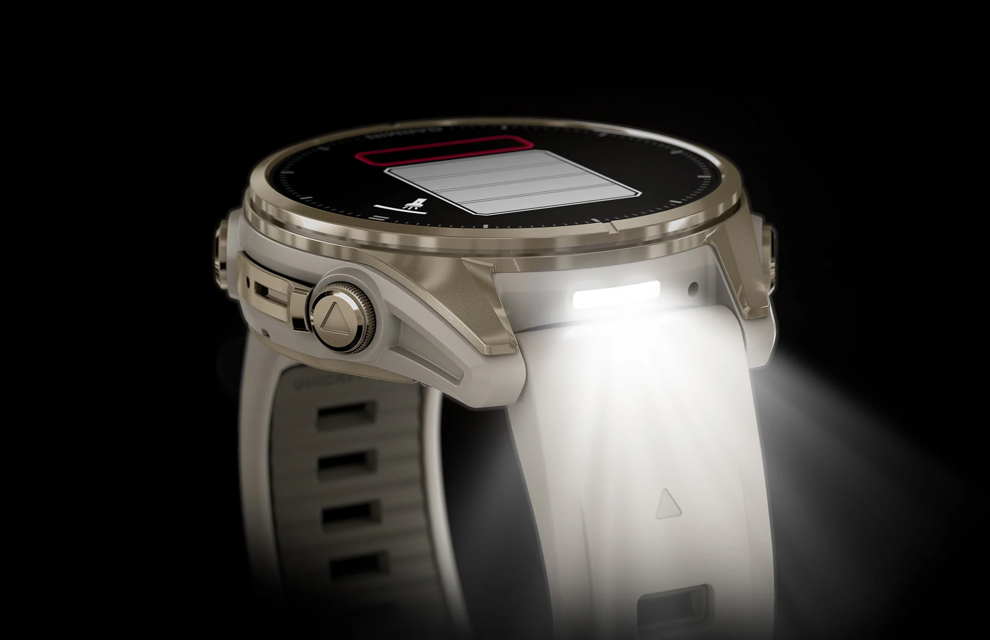 Garmin Fenix 8 AMOLED Sapphire 43mm HRM With GPS Multisport Watch - Soft Gold - Image 6