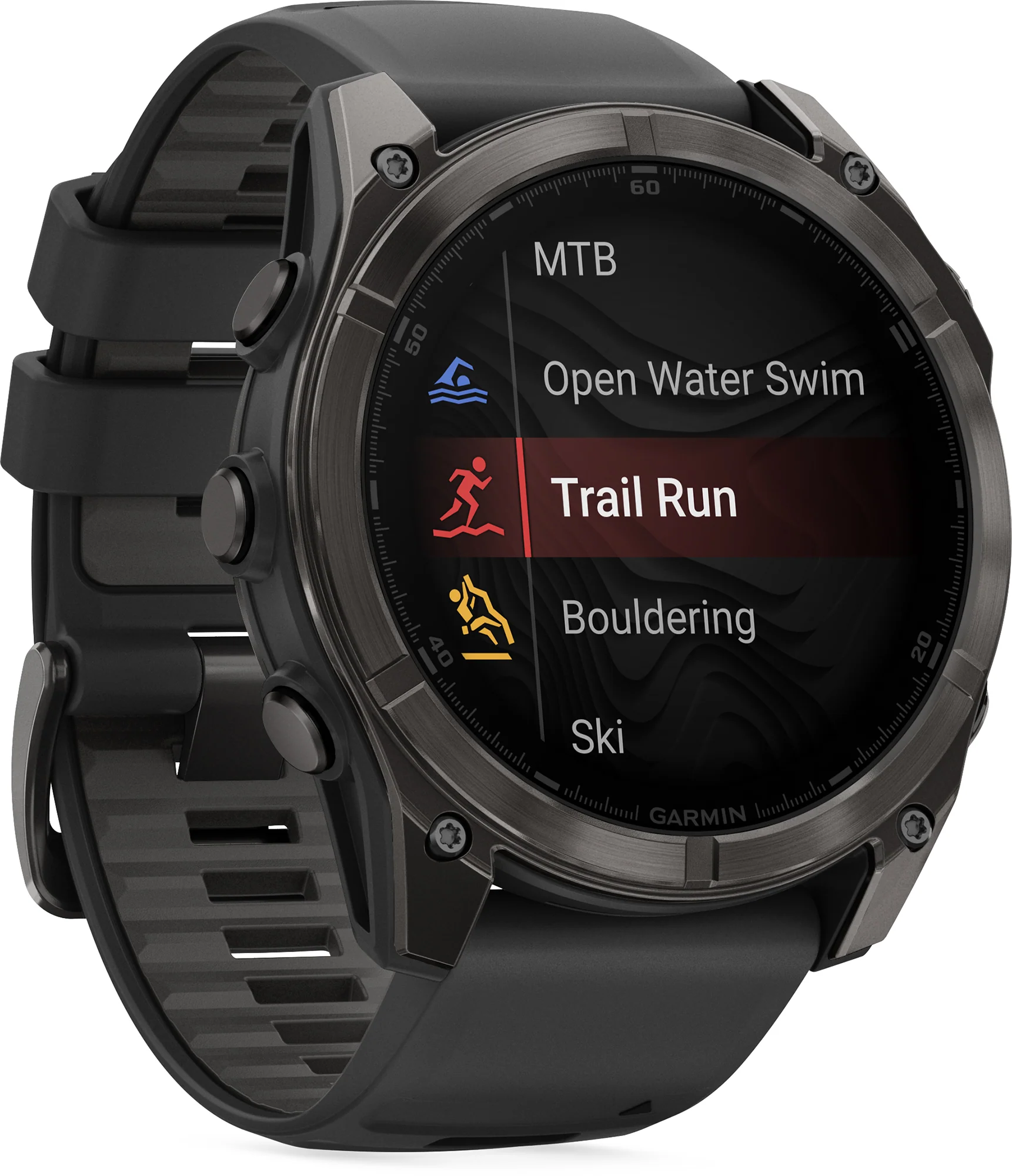Garmin Fenix 8 AMOLED Sapphire 51mm HRM With GPS Multisport Watch - Grey - Image 4