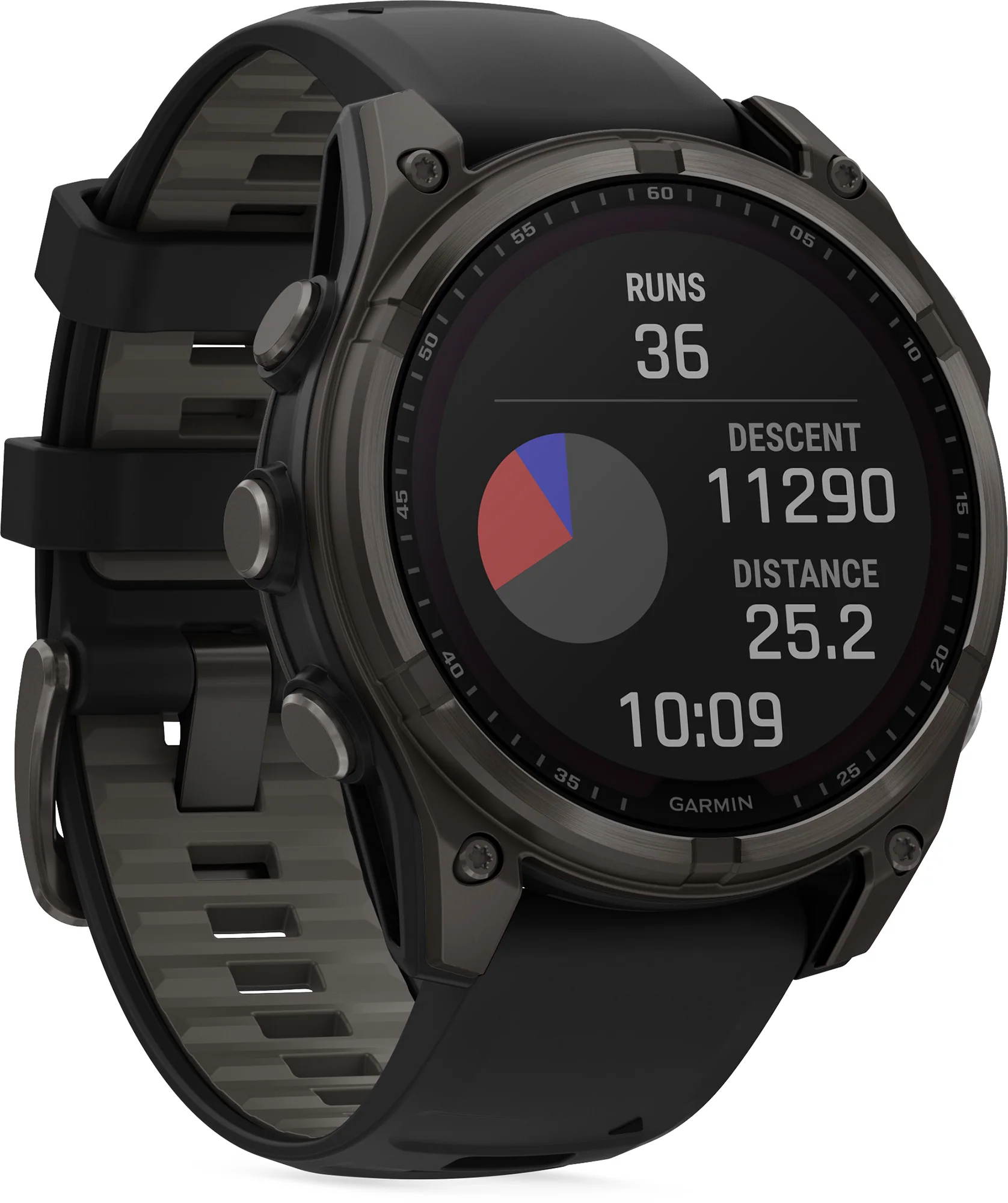 Garmin Fenix 8 Sapphire SOLAR 47mm Multisport Watch - Grey - Image 4