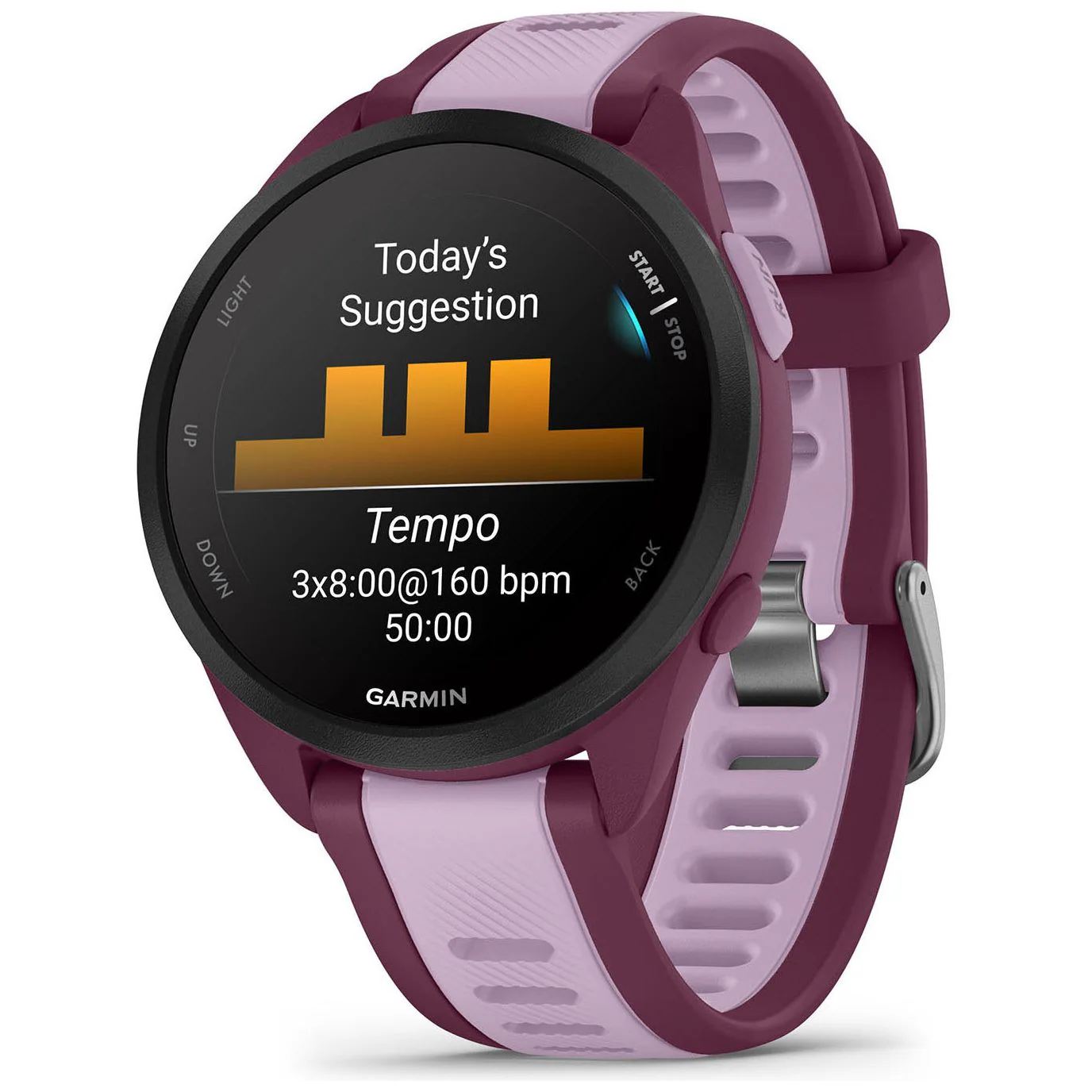 Garmin Forerunner 165 Music HRM With GPS Watch - Pink - Image 6