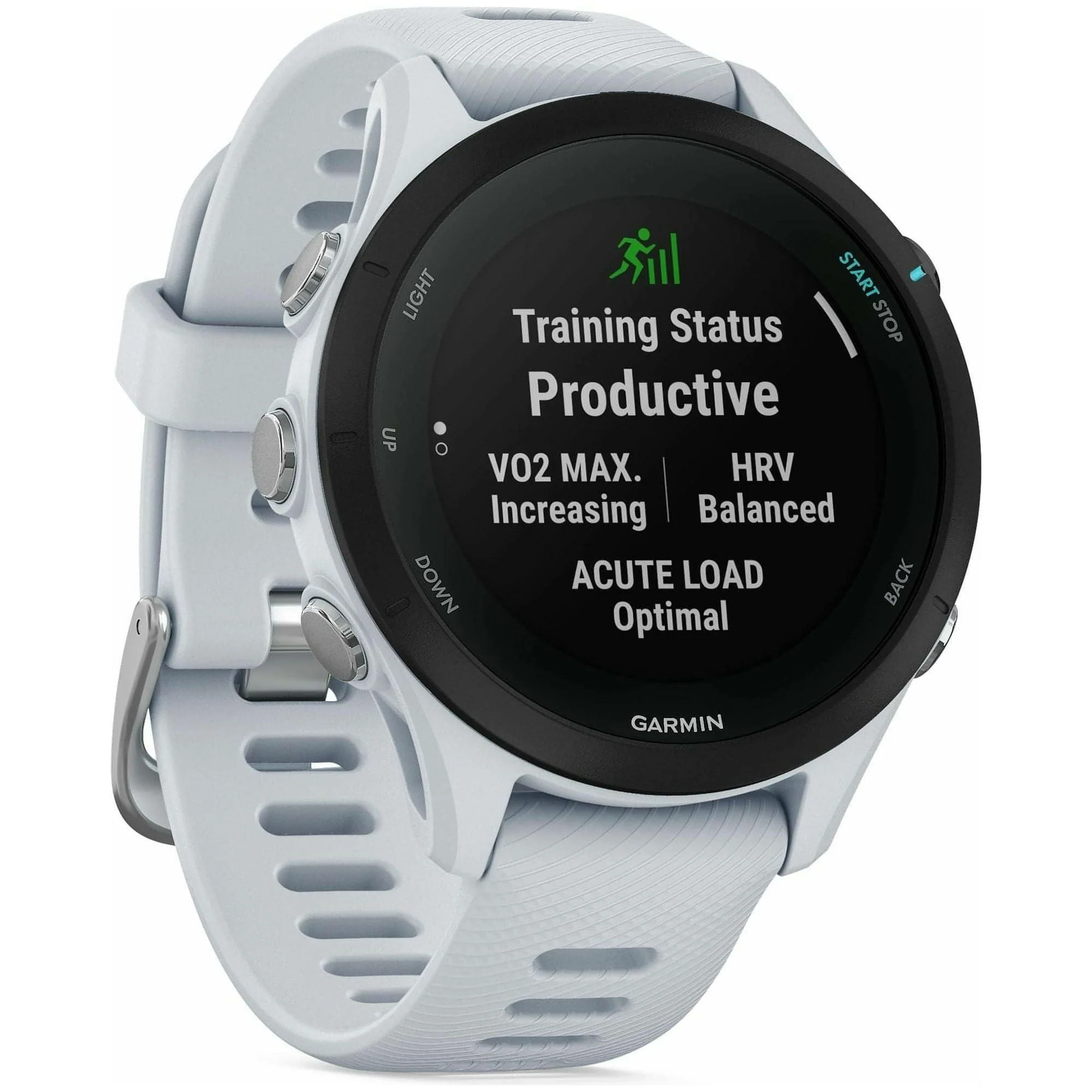 Garmin Forerunner 255S Music HRM With GPS Watch - White - Image 4