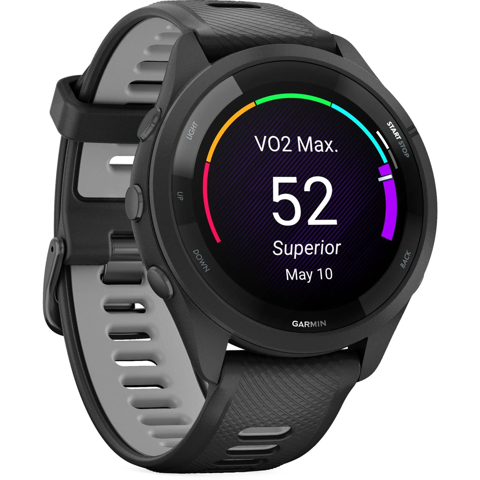 Garmin Forerunner 265 Music HRM With GPS Watch - Black - Image 2
