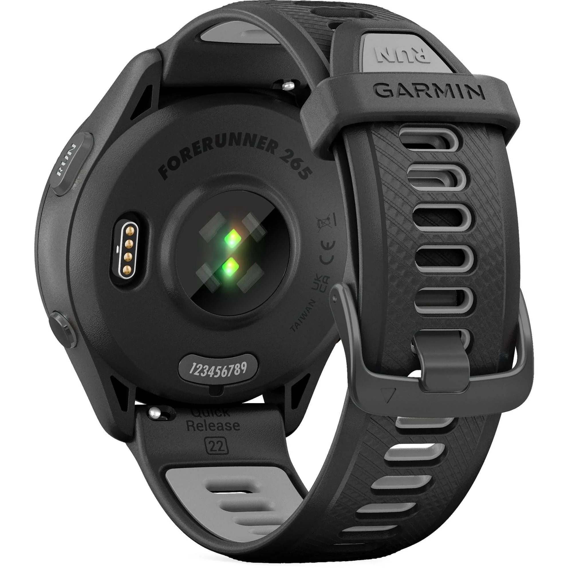 Garmin Forerunner 265 Music HRM With GPS Watch - Black - Image 3