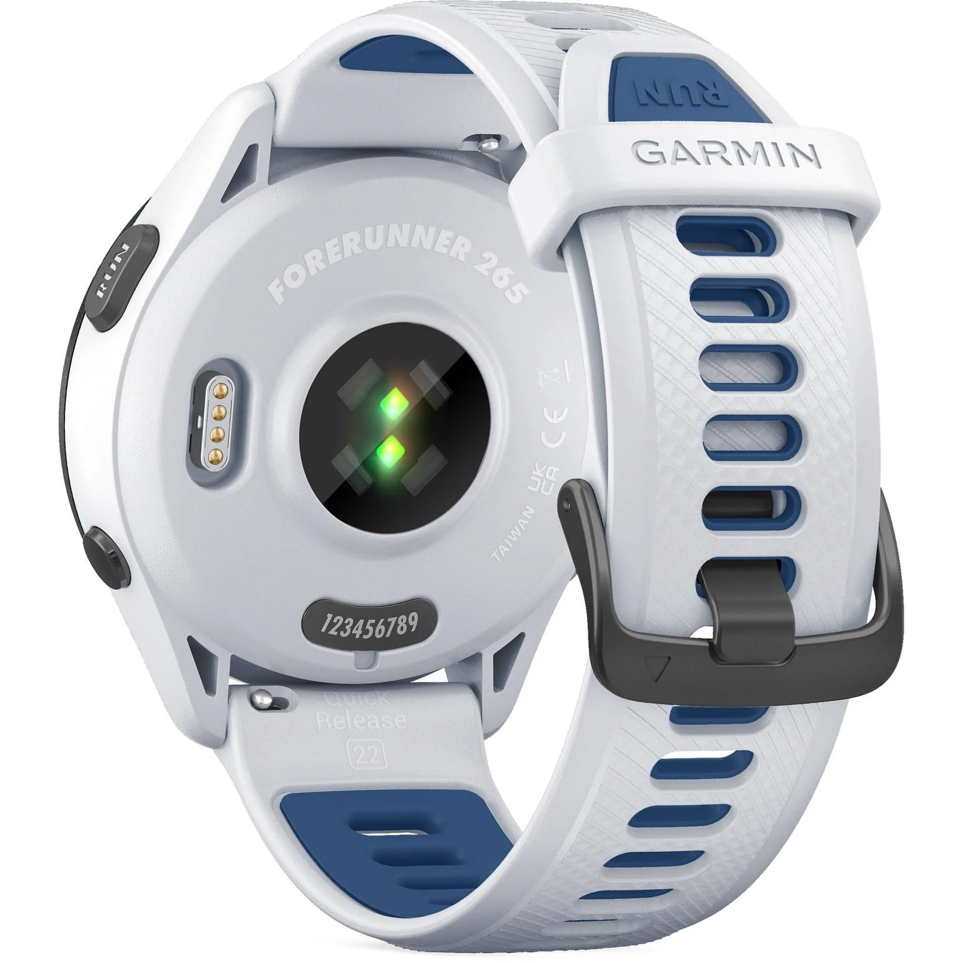 Garmin Forerunner 265 Music HRM With GPS Watch - White - Image 2