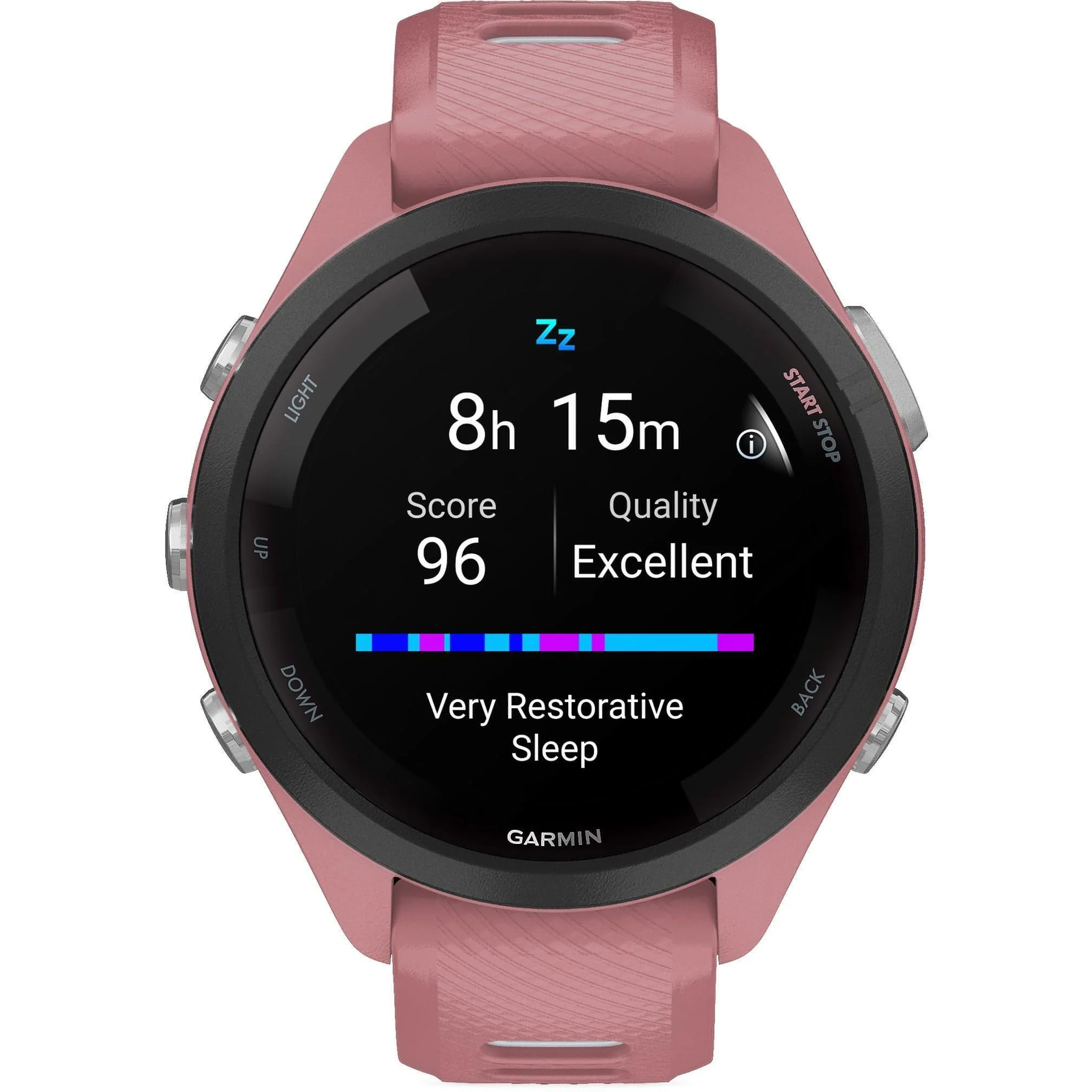 Garmin Forerunner 265S Music HRM With GPS Watch - Pink - Image 3